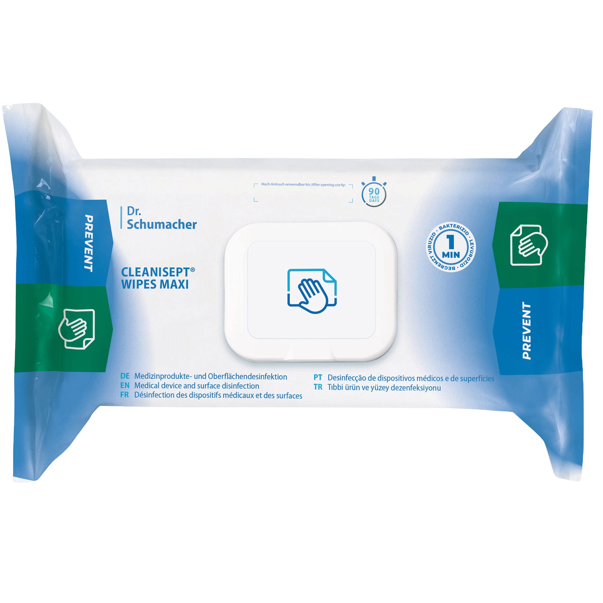 Desinfektionstücher | Dr. Schumacher Cleanisept Wipes Maxi
