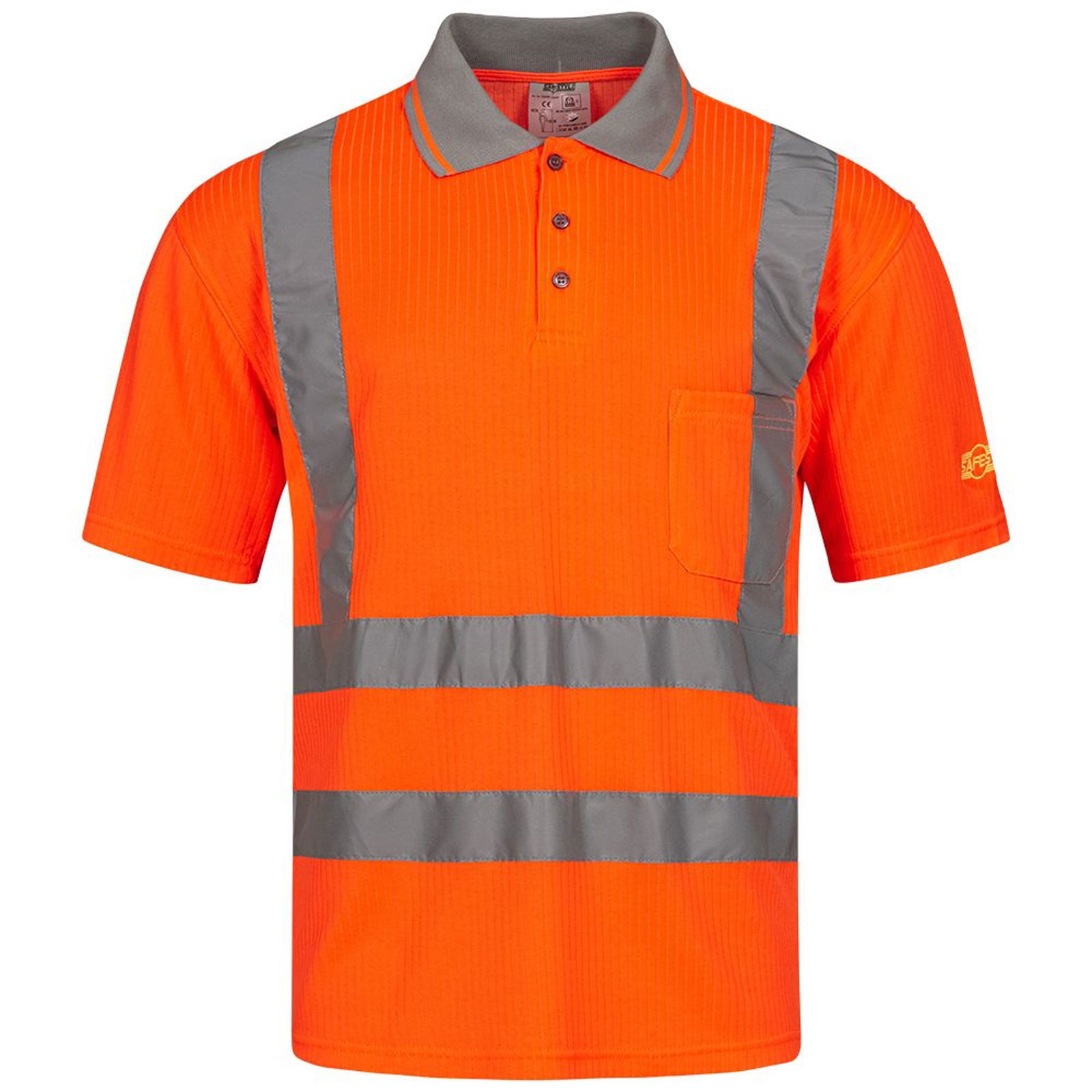 Warnschutz Poloshirt Orange Safestyle Carlos 22698