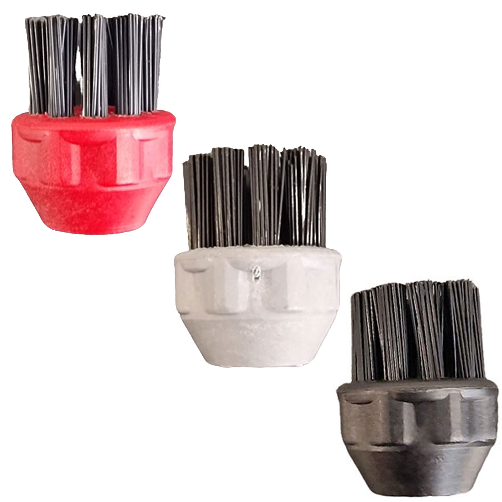 Rundbürste Set 30 mm mit Kunststoff Borsten DAMPF DRACHE