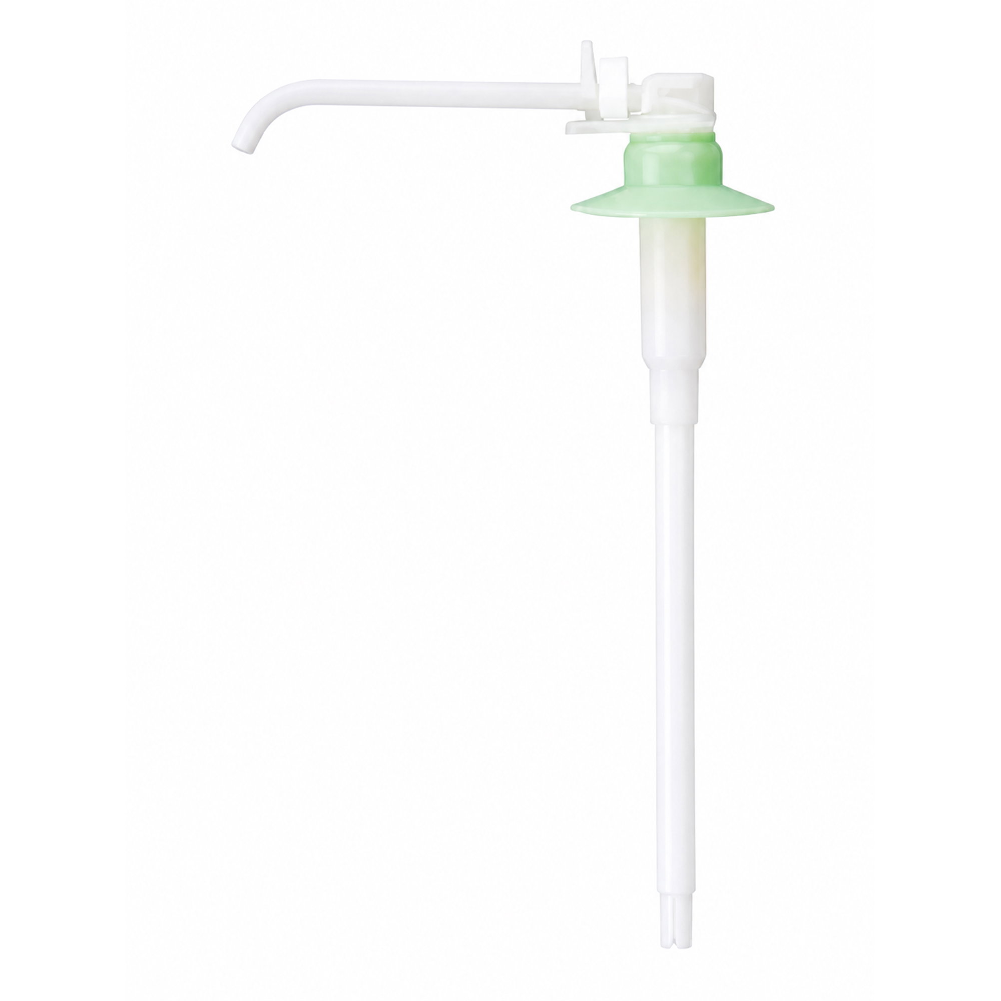 Plastic pump with spray function