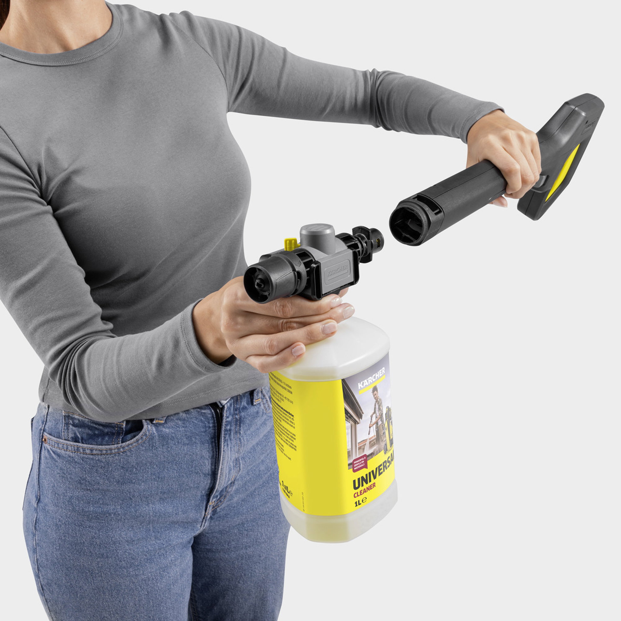 Druckluftreiniger, Systemreiniger, Kärchern, Sprayflasche, Adapter