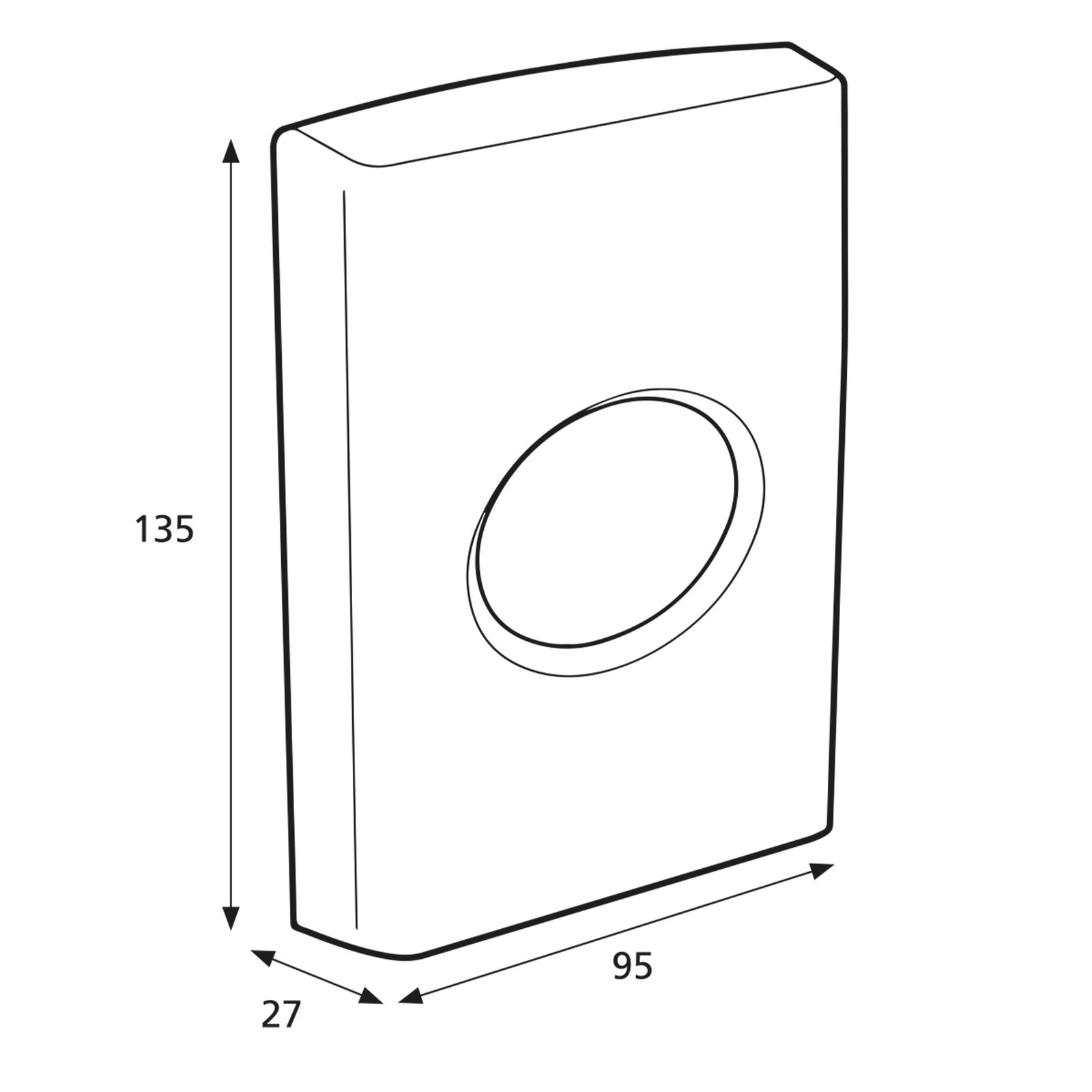 Dispenser di sacchetti igienici in plastica nero KATRIN 92247