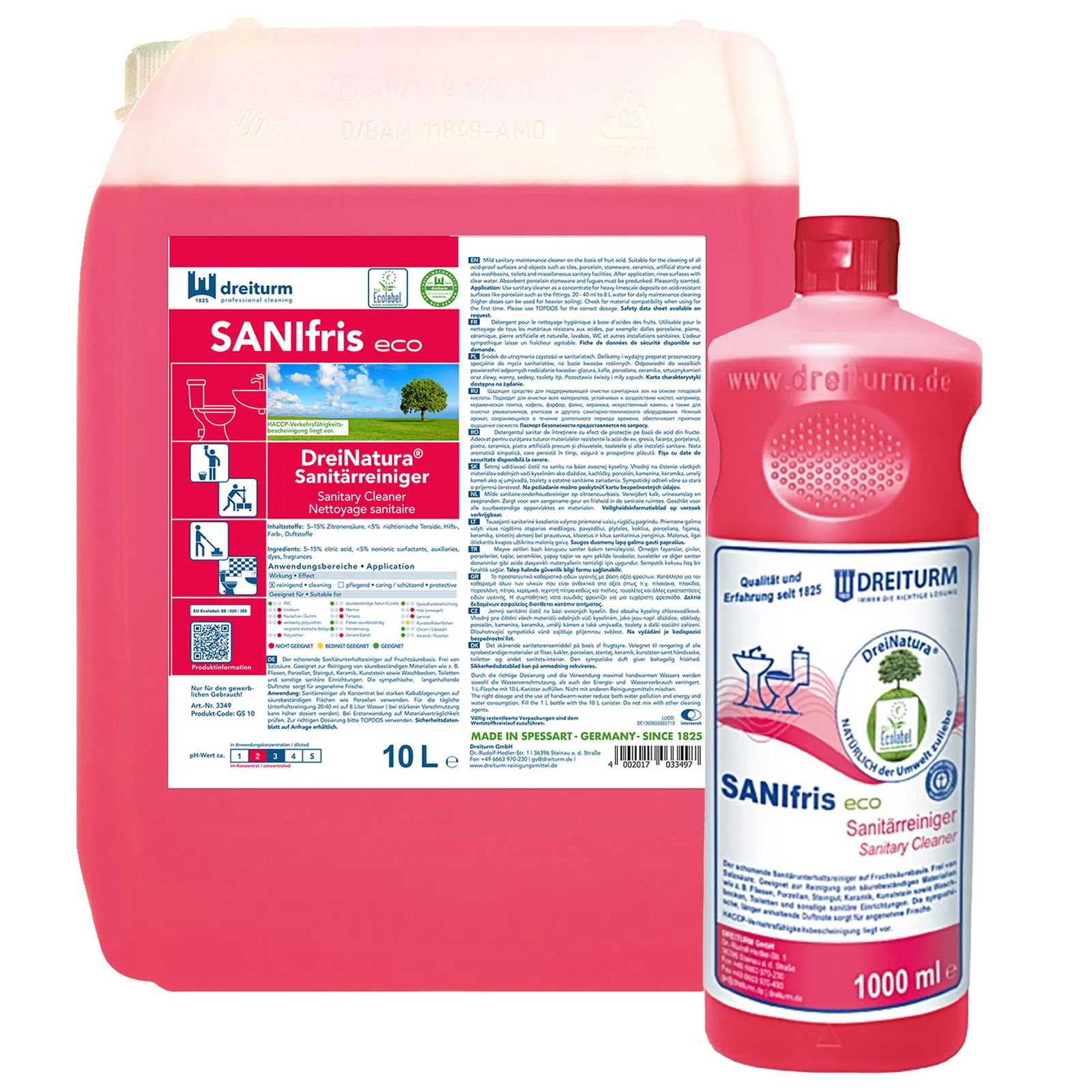 dreiturm SANIfris eco DreiNatura Sanitärreiniger