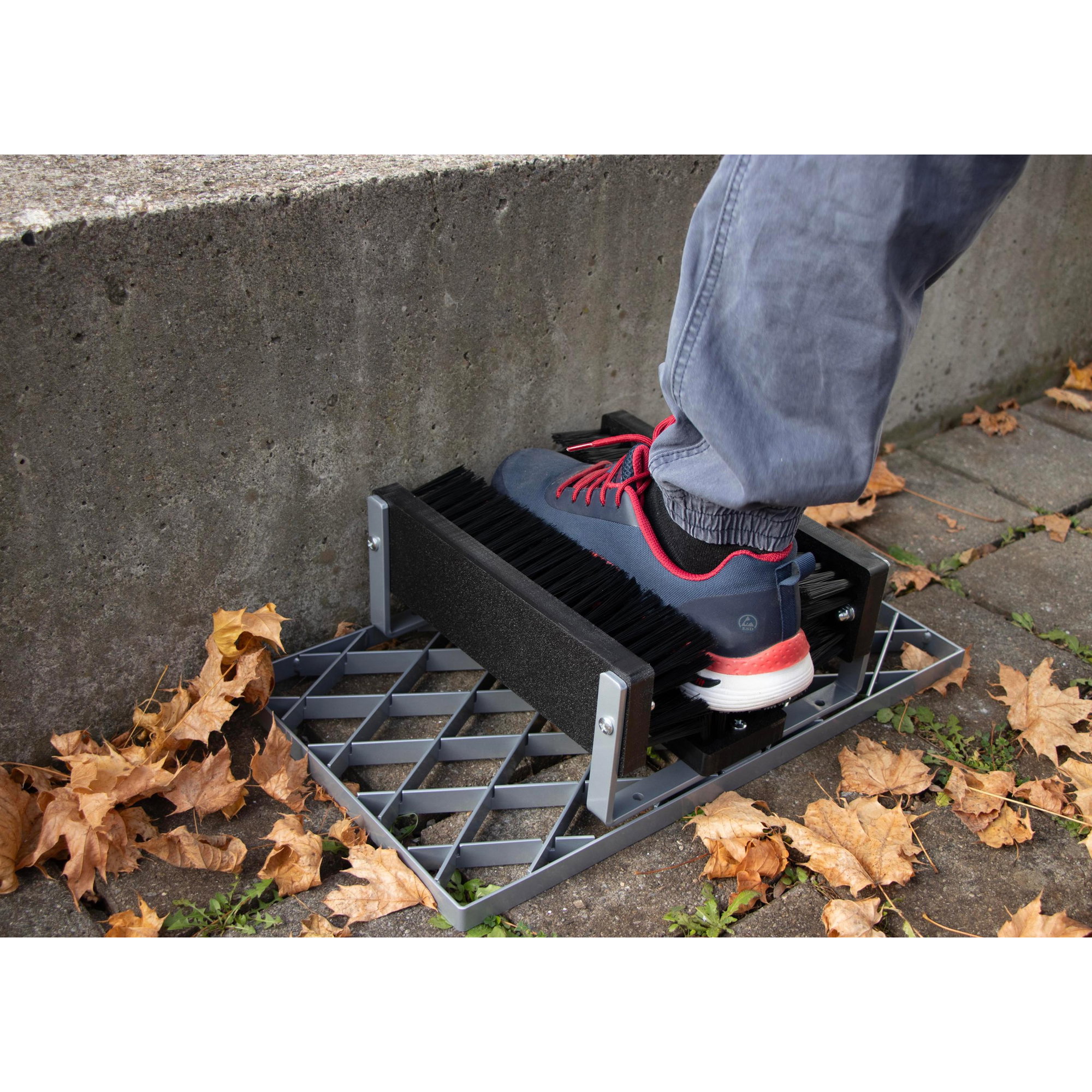 Schuhabtreter, Schuhstapler, Bodenschutz, Fusstrainer, Gehhilfe?