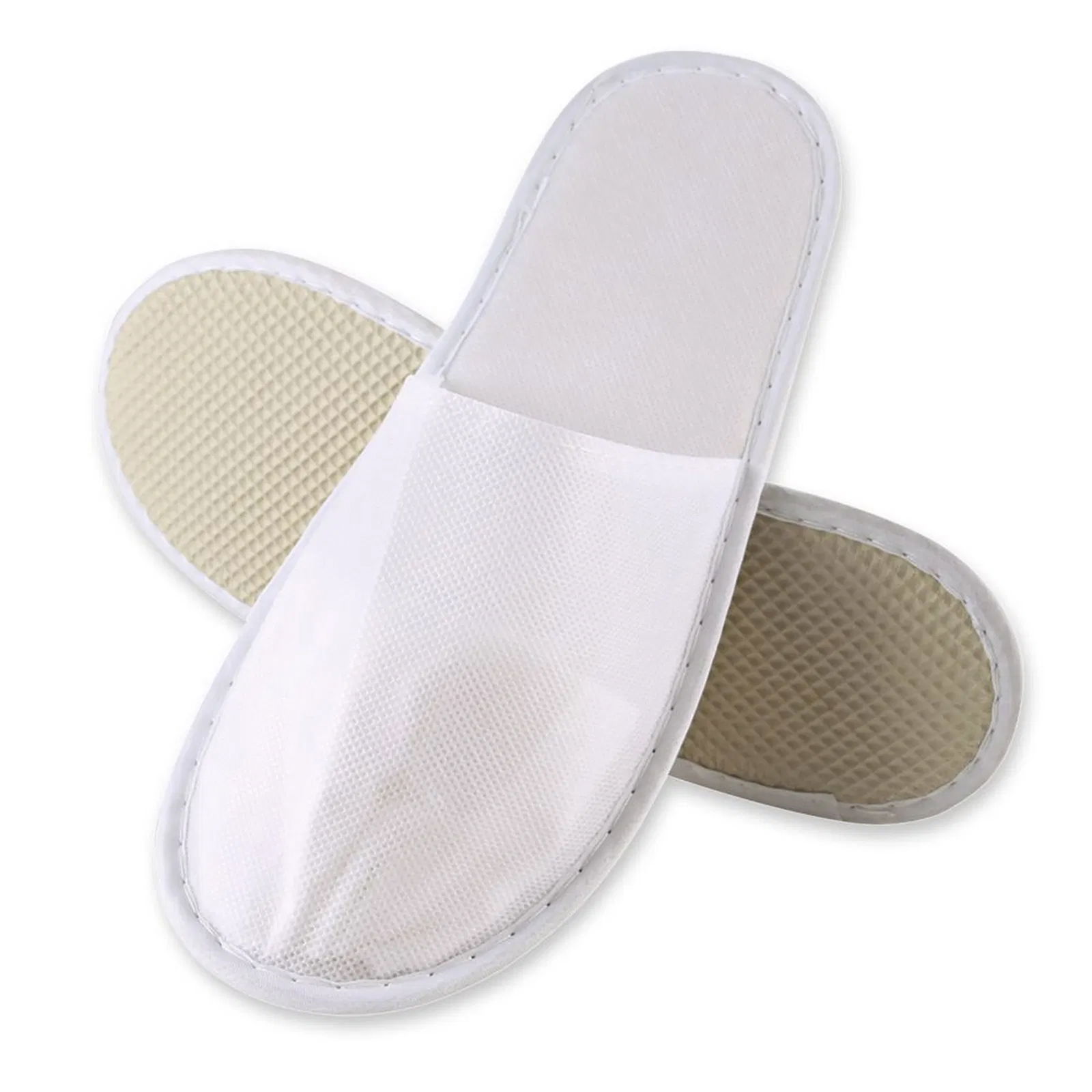 Hotel Slippers PP Nonwoven White Closed 28 cm