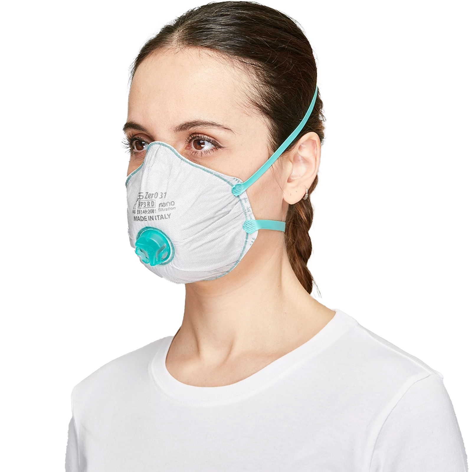 FFP3 Atemschutzmaske BLS Zer0 31, 10 Stück, mit Filter und Dichtband