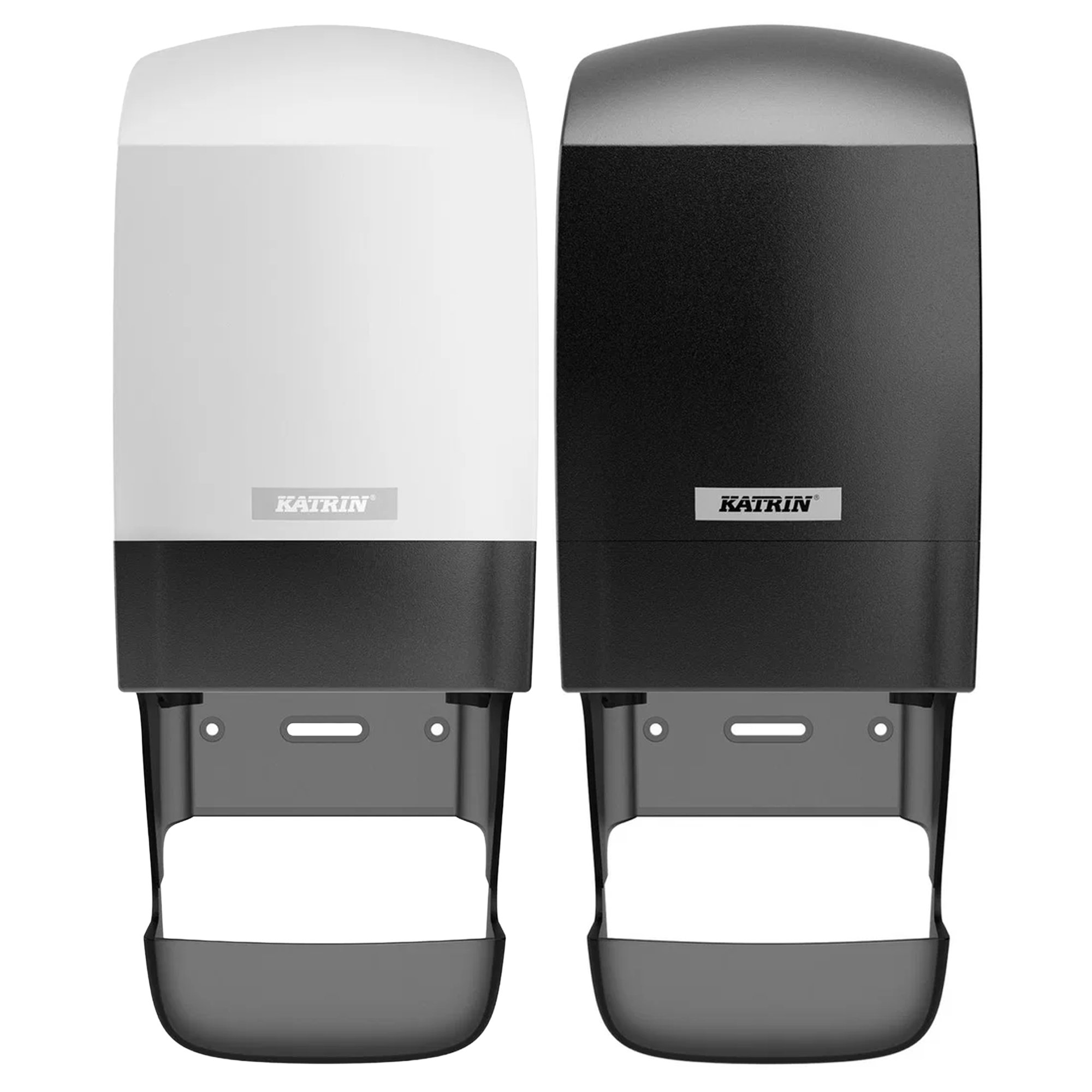 Distributeur de papier toilette Katrin System avec récupérateur de mandrins, avec contrat de location
