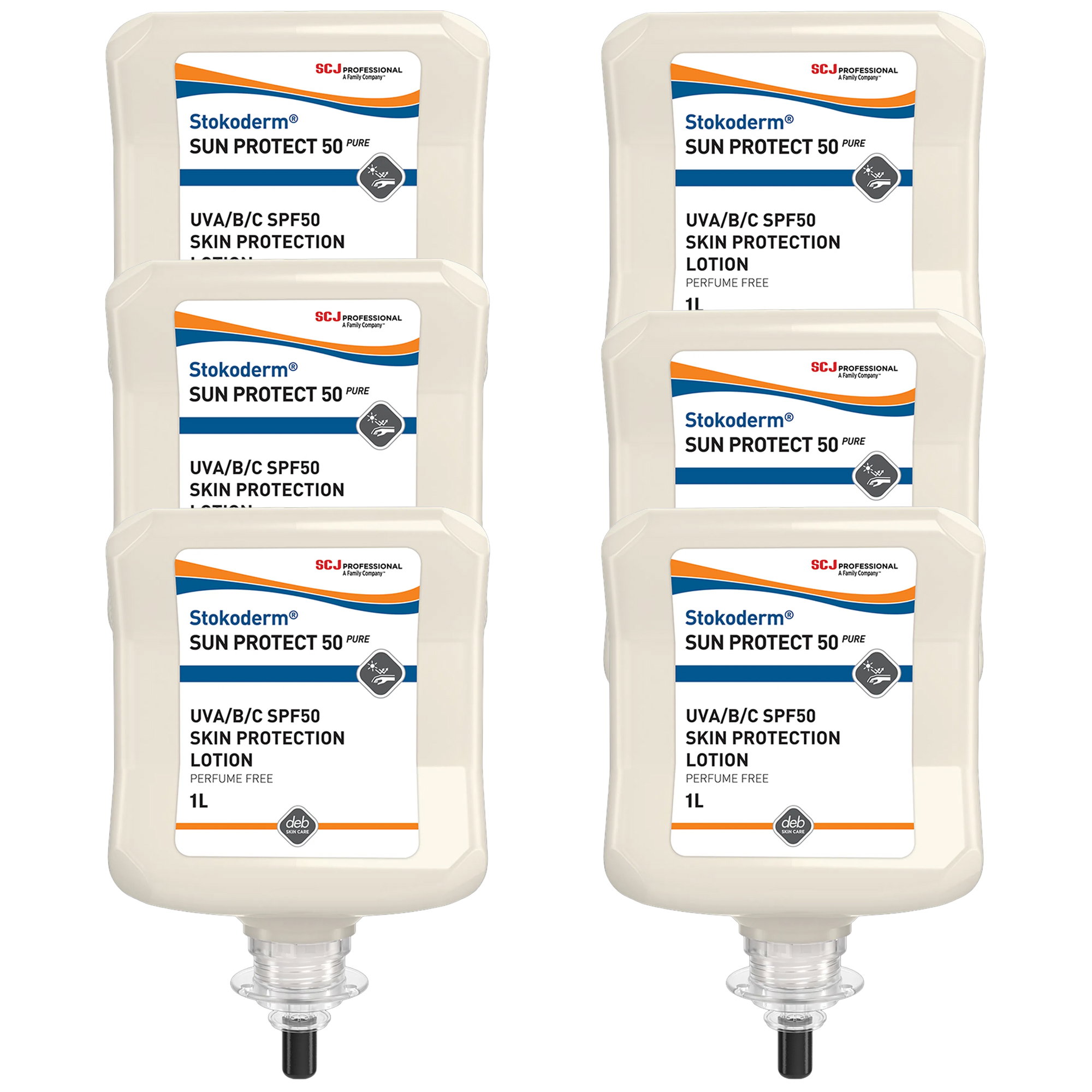 Sonnencreme SF 50 | 1 Liter | Stokoderm Sun Protect 50 PURE | SC Johnson Professional