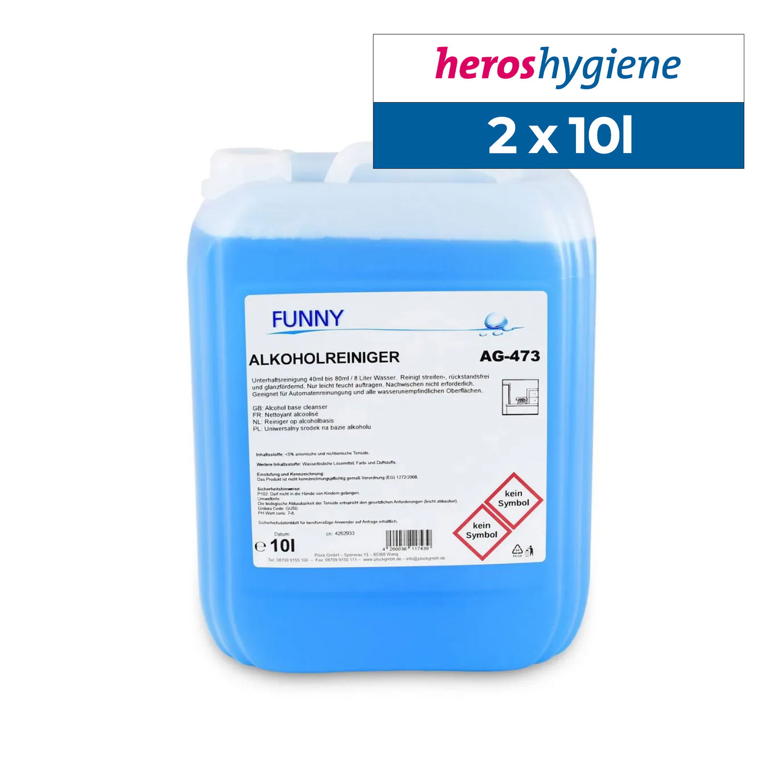 Funny AG-474 Alkoholreiniger Allzweckreiniger 10 Liter Kanister