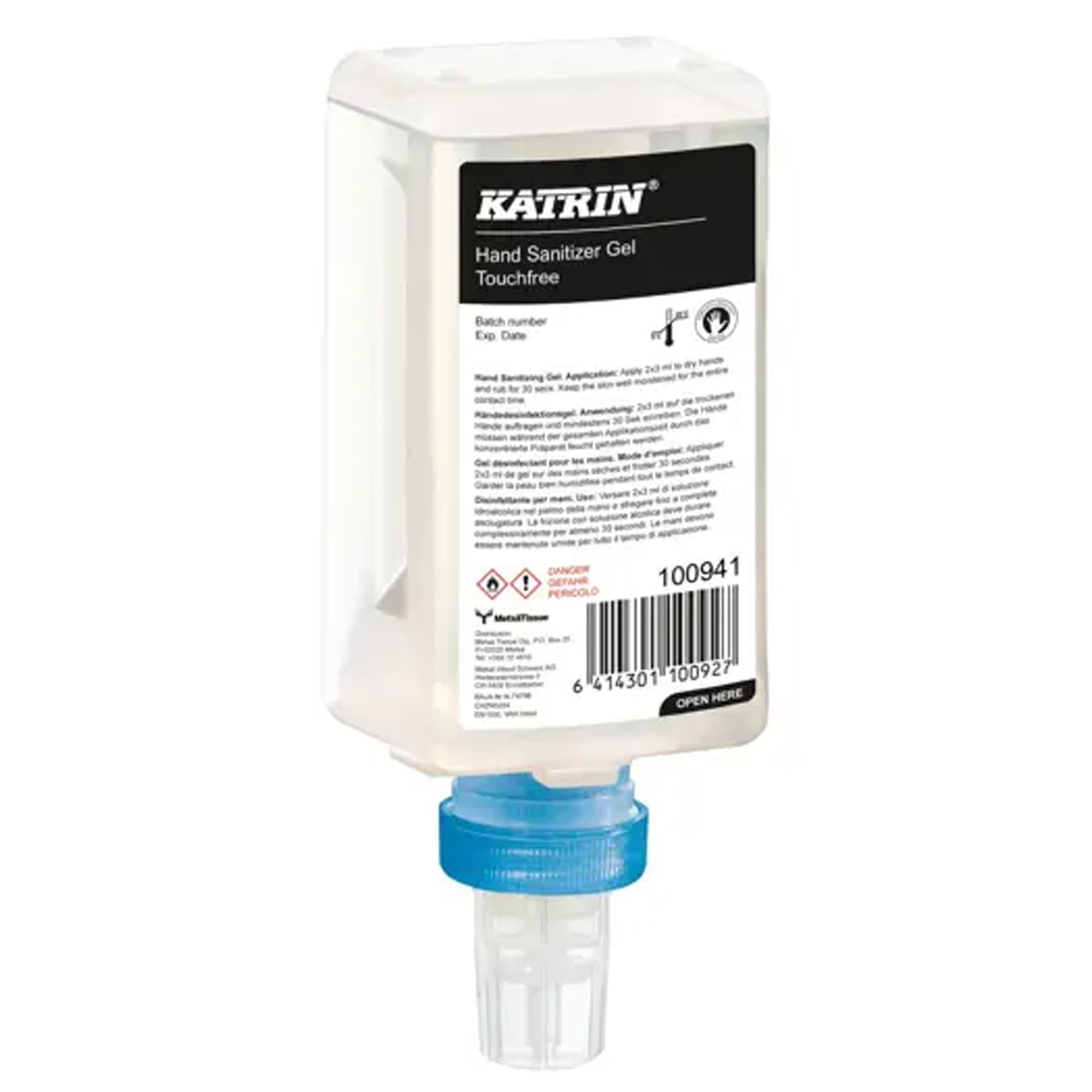 Hand sanitizer, Gel, Dispenser, Bottle, Blue cap
