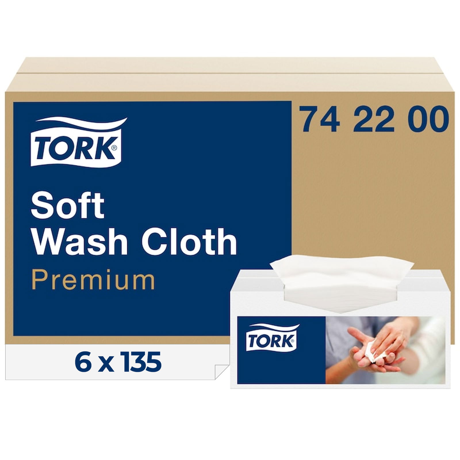 Tork 742200 soft wash cloth Premium