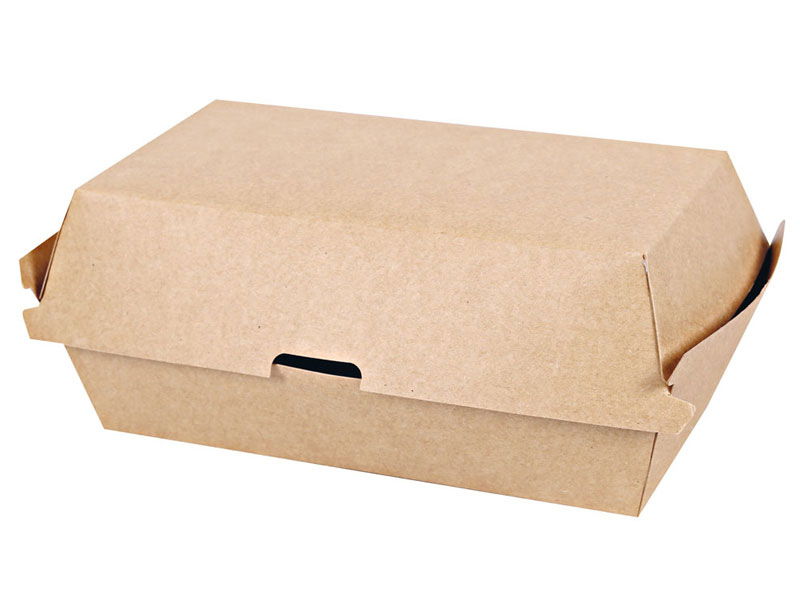 Bio Sandwich-Box "Club" Kraftpapier