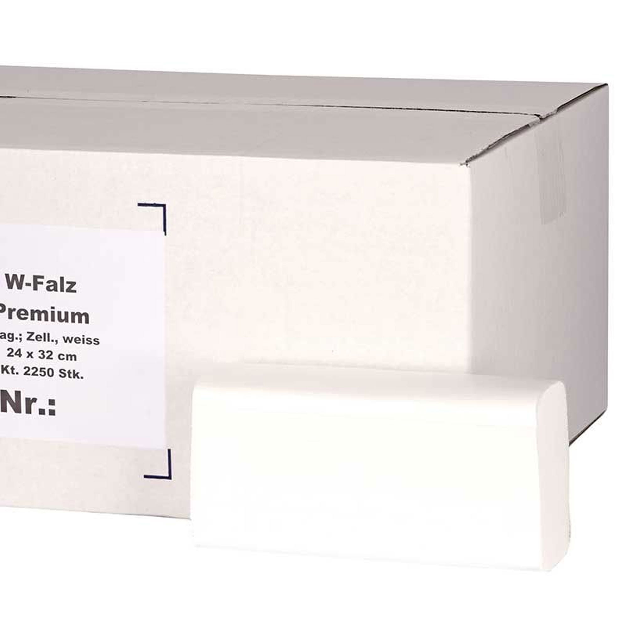 Essuie-mains en papier pliage en W | 3 plis | Cellulose Premium