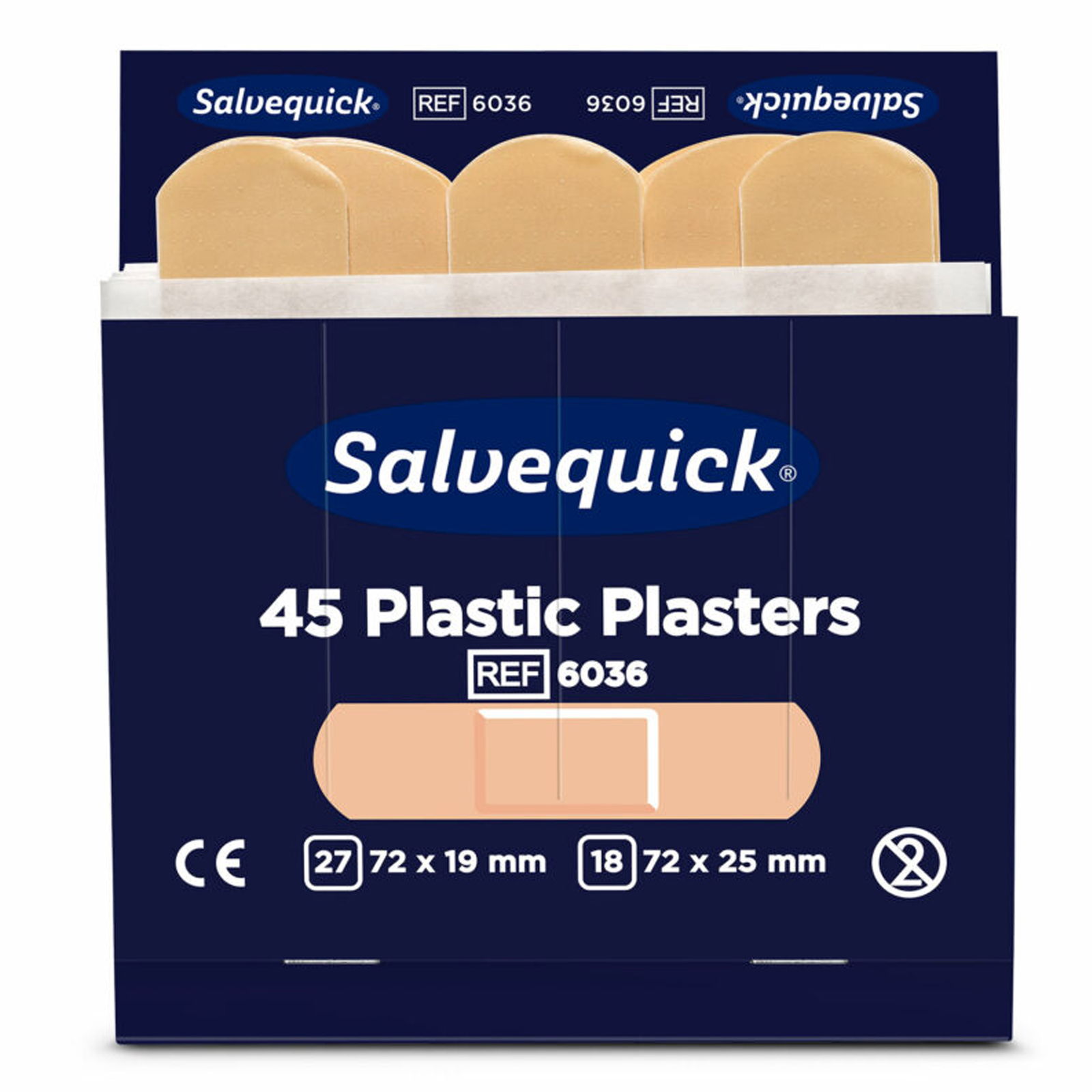 Wasserabweisende Pflaster Salvequick 6036