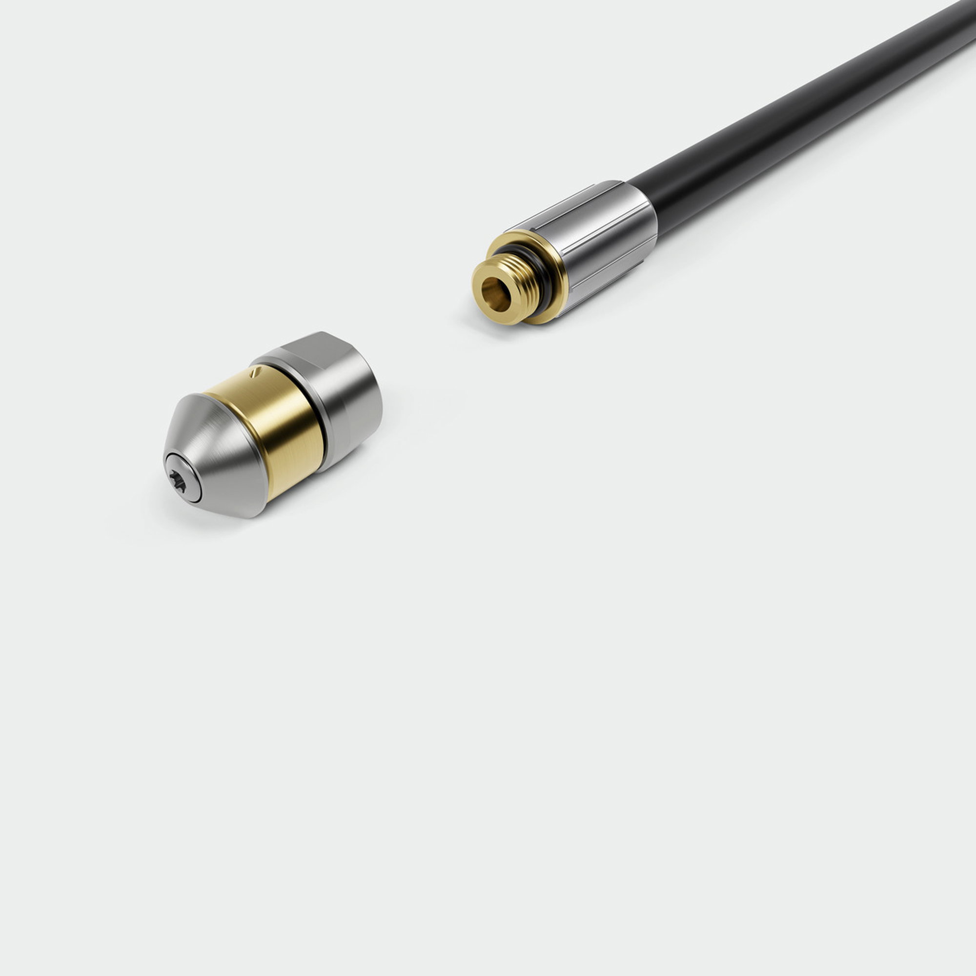 Kabelanschluss, Satzschraube?, Stecker?, Elektronikkomponente, Metallkonstruktion