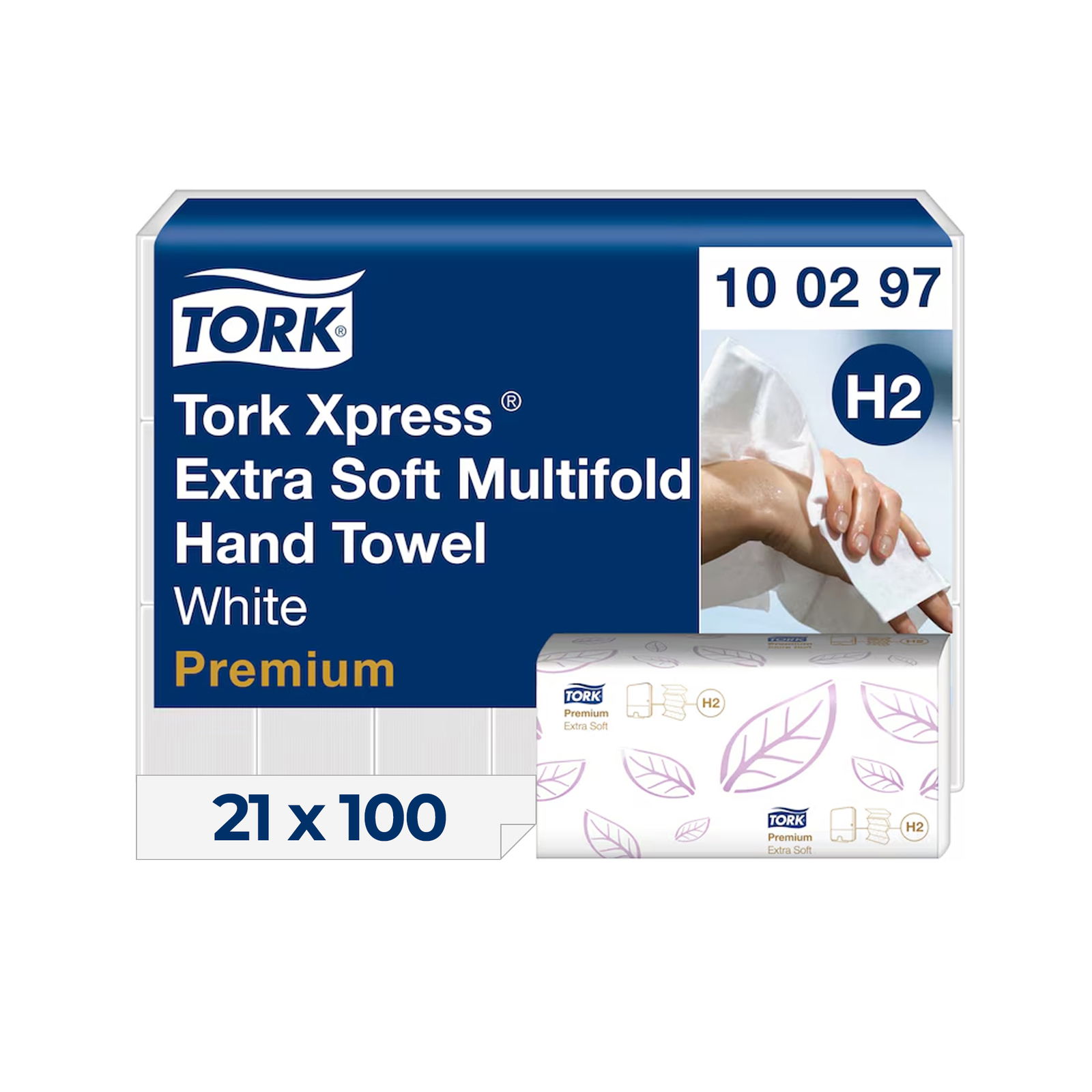 Tork 100297 Xpress Multifold Papierhandtücher extra soft H2