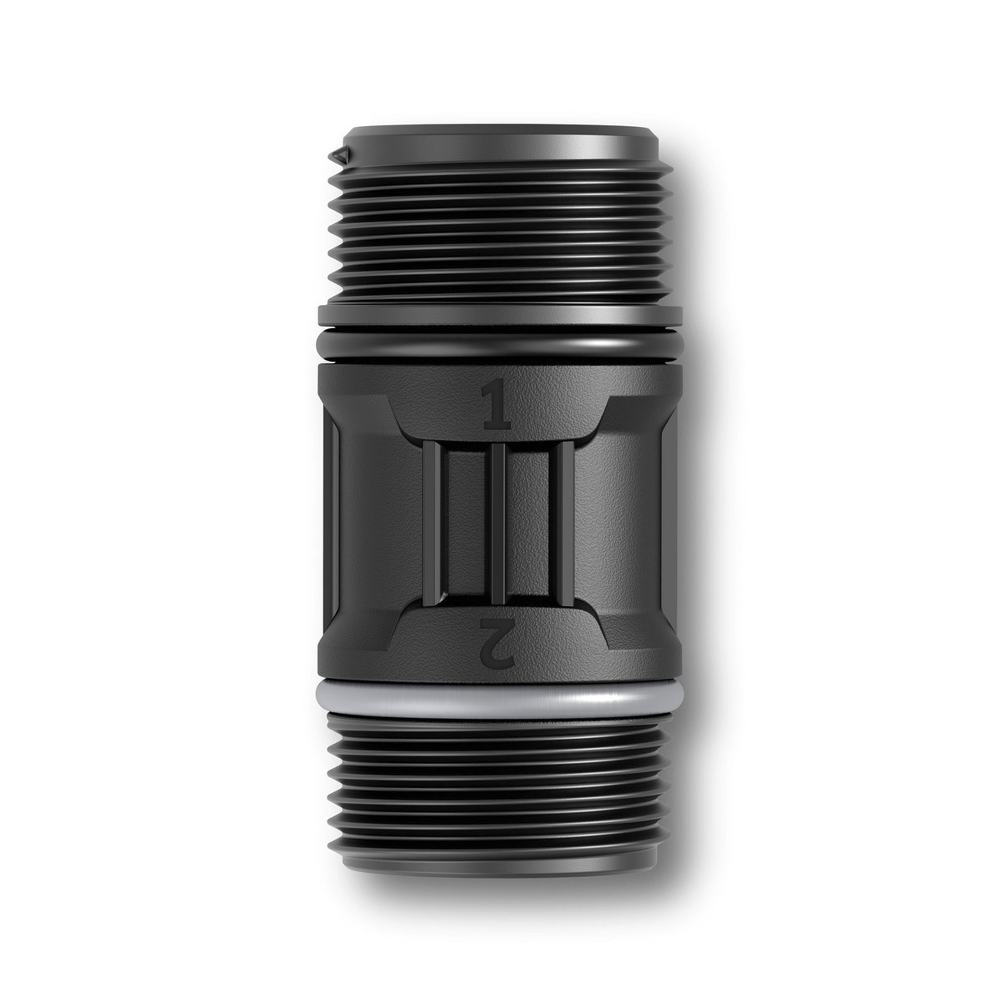 Adapter,  threaded,  Kupplung,  schwarz,  Metall