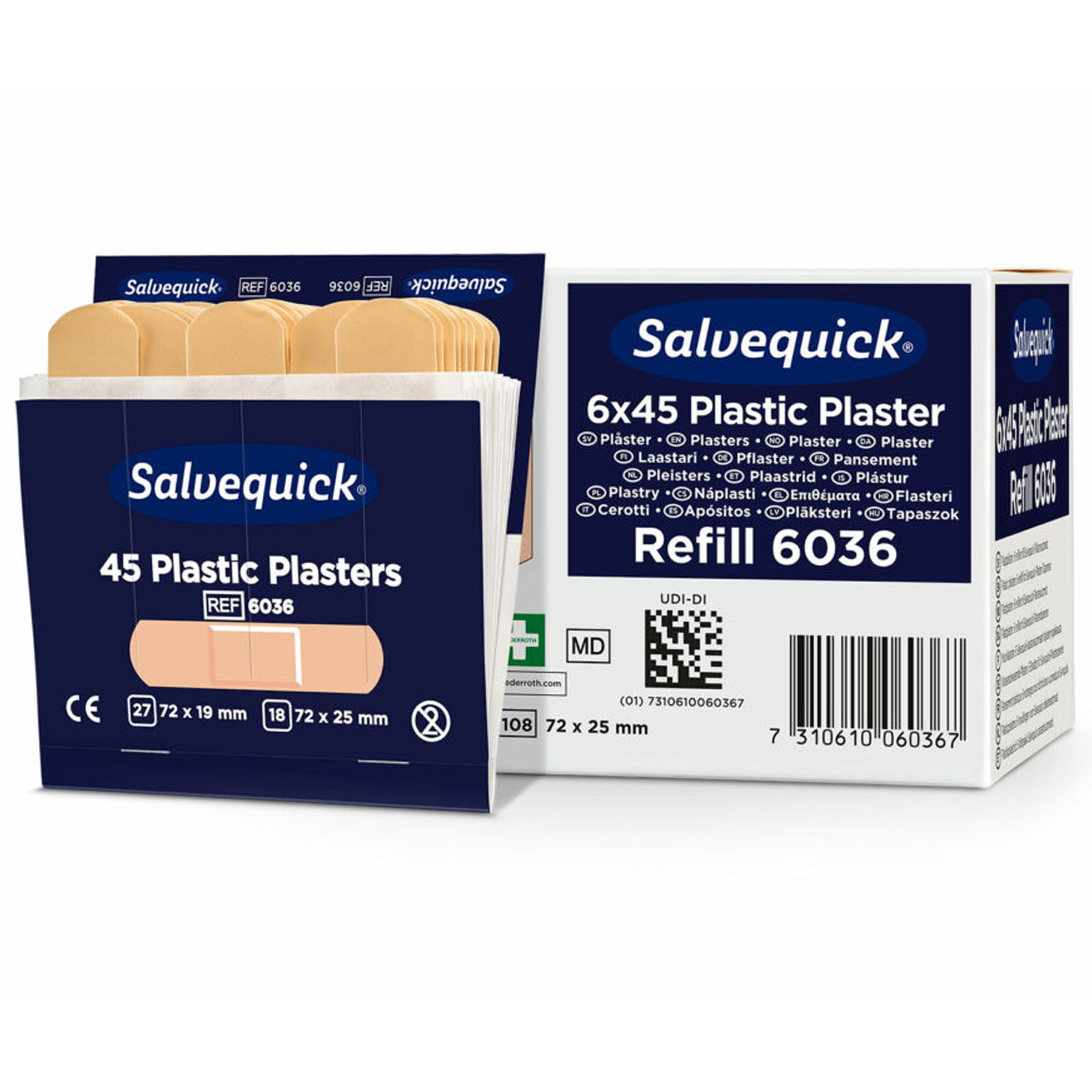 Wasserabweisende Pflaster Salvequick 6036