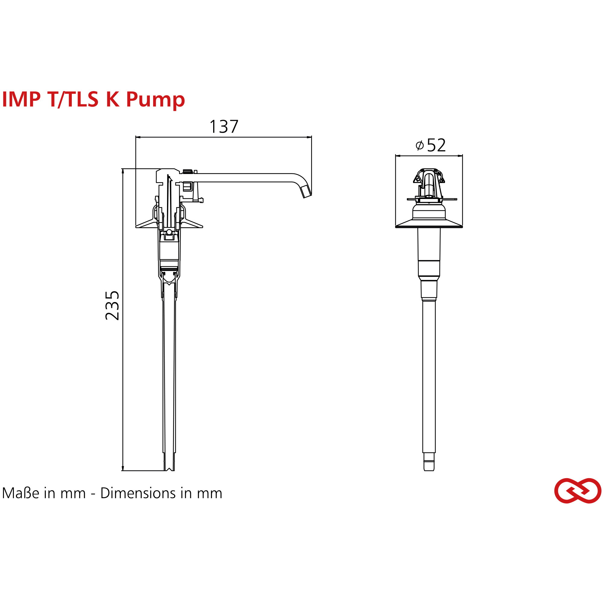 Pumpe, Kabelspender?, Armaturenpumpe, Schnellkupplung, Technische Zeichnung