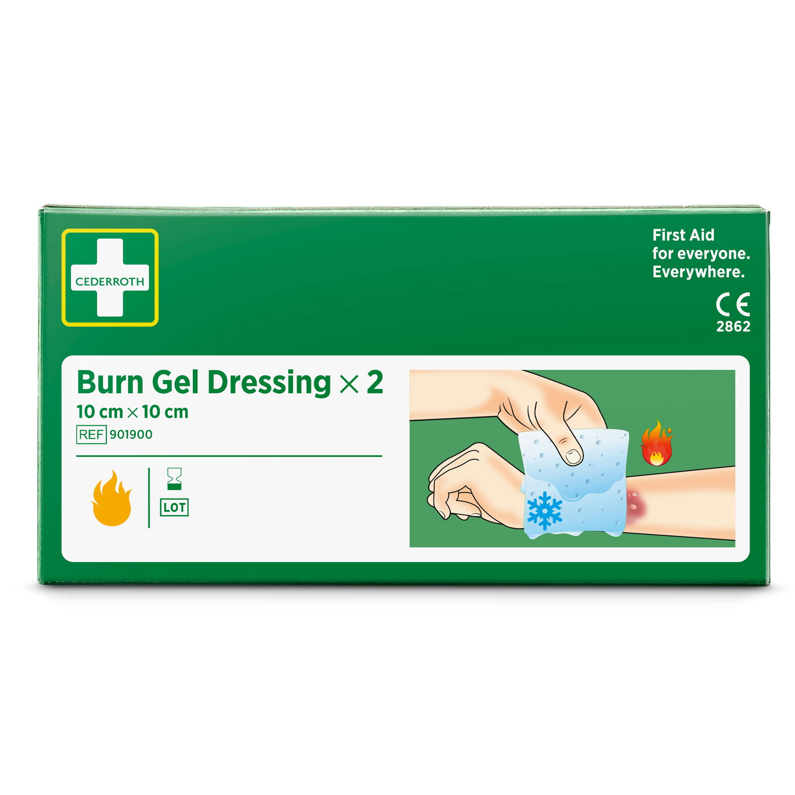 Compresse in gel per ustioni Cederroth