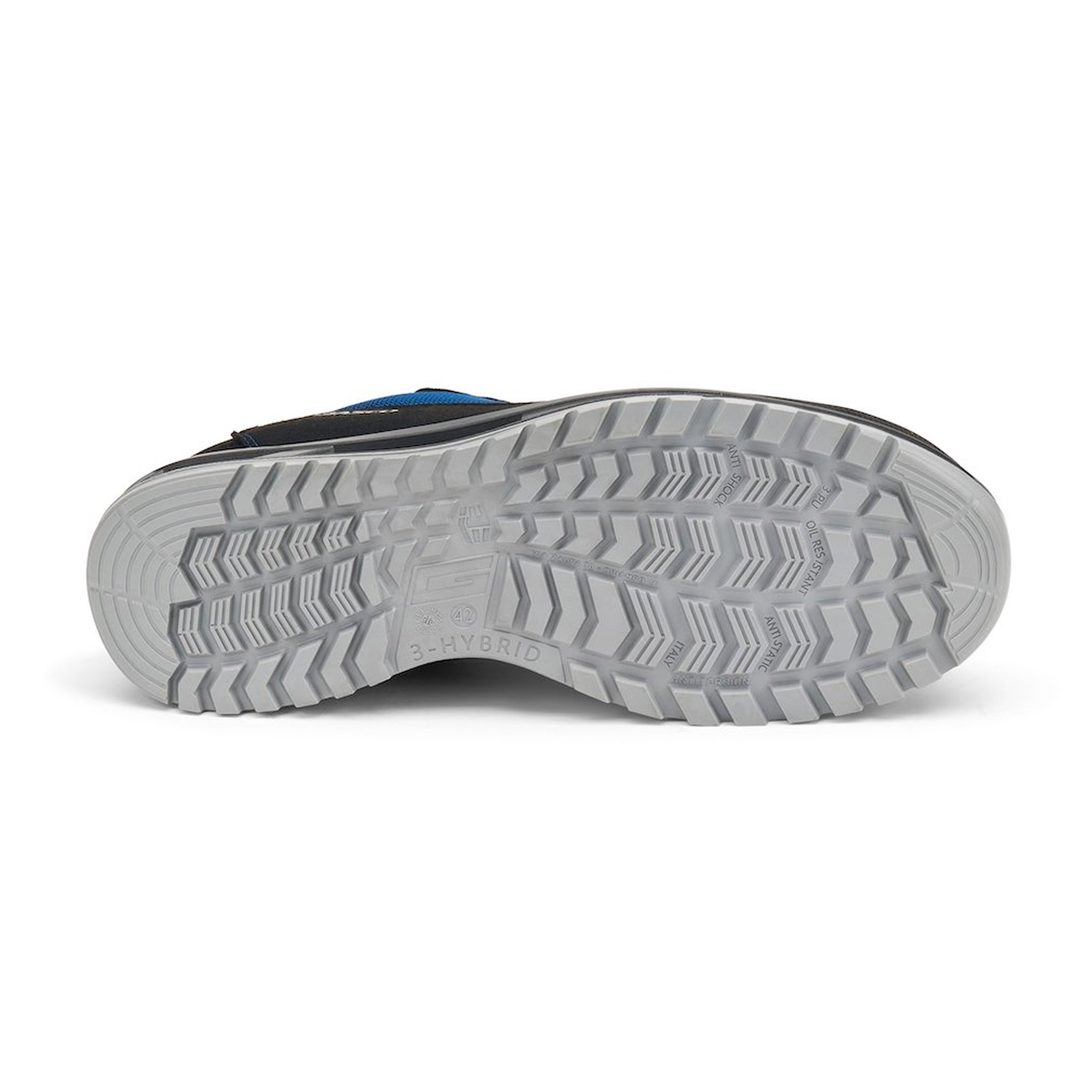Schuhsohle, Gummi, Traktion, Sohle, 3-Hybrid