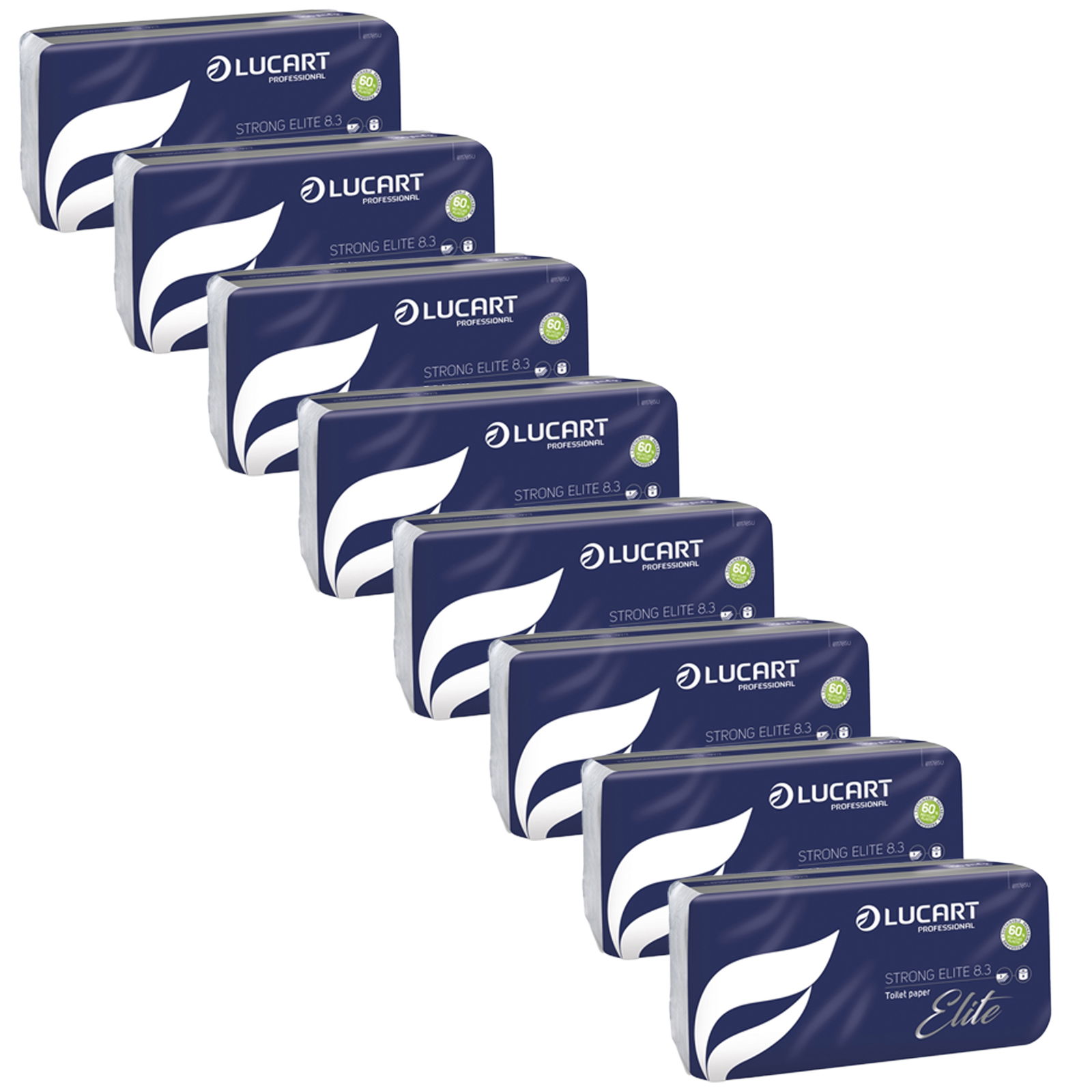 Lucart papier toilette petits rouleaux | 3 couches | 100 % cellulose
