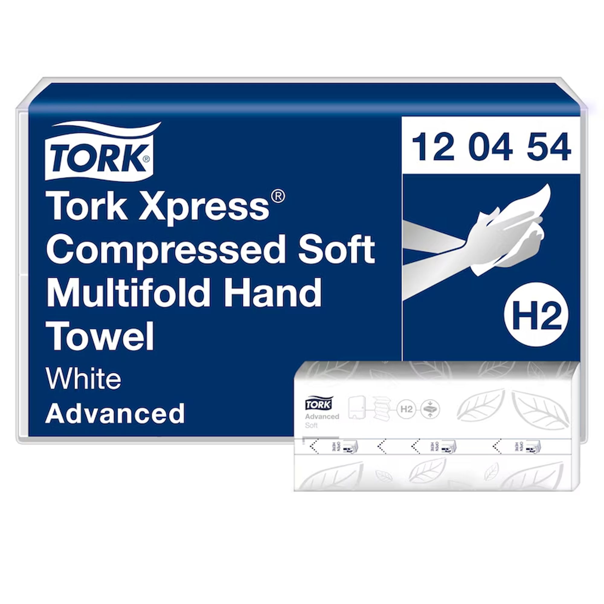 Paper towels W-fold | 2-ply | recycled | Tork 120454 H2