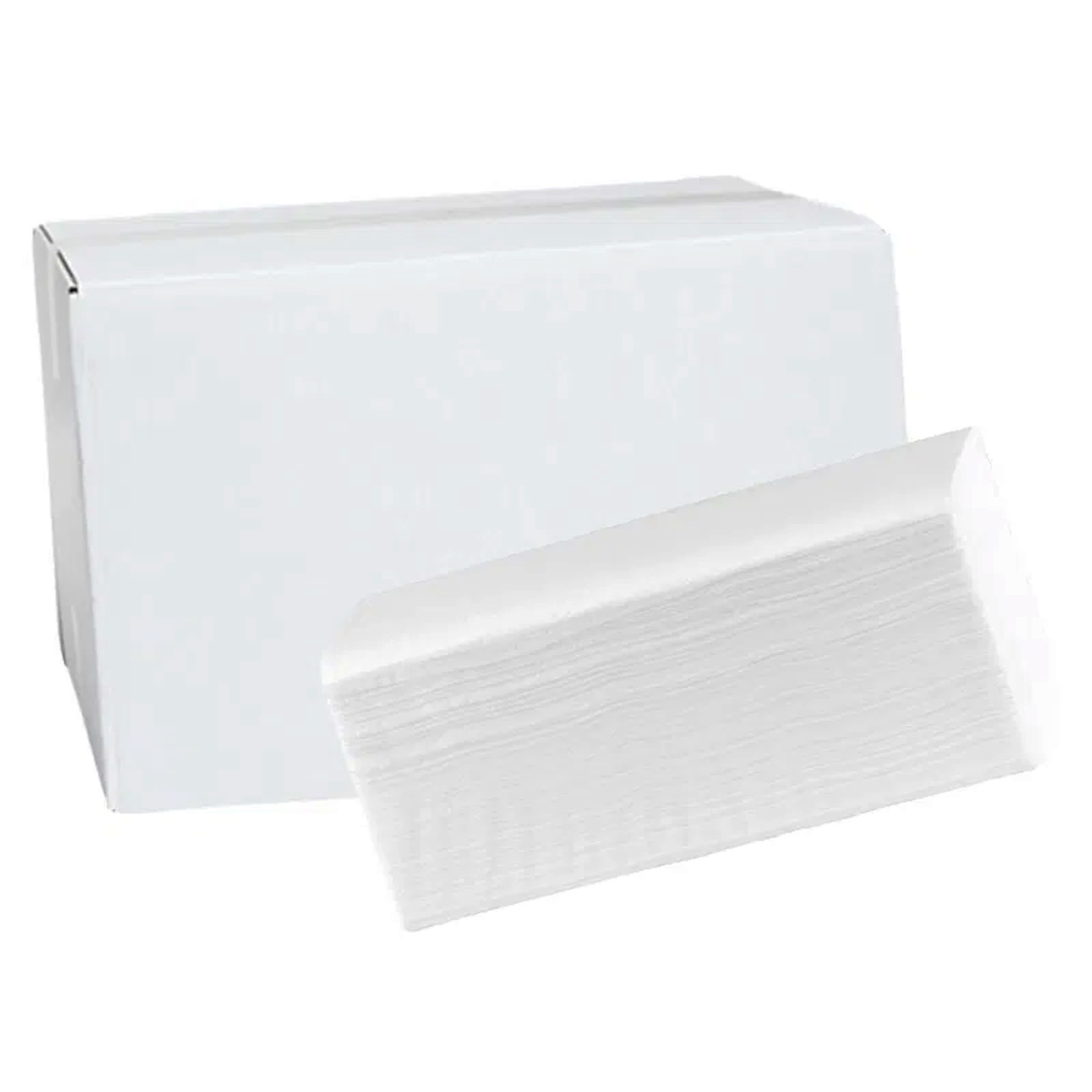 Asciugamani di carta piega a V 2 veli in cellulosa