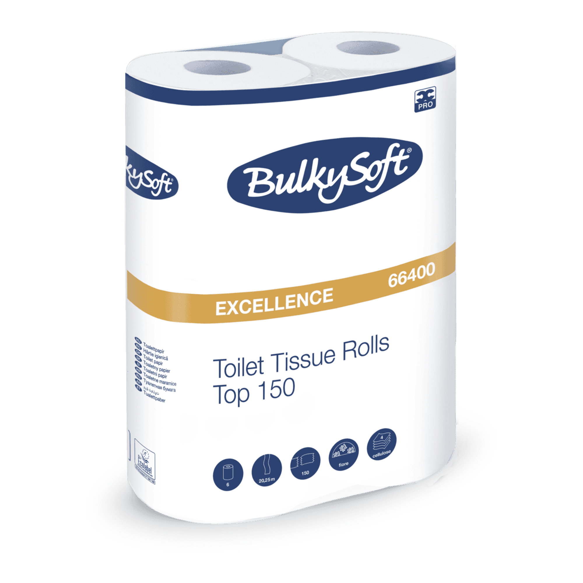 Toiletpapier, Taschentuchrollen, Top 150, Exzellenz, BulkySoft