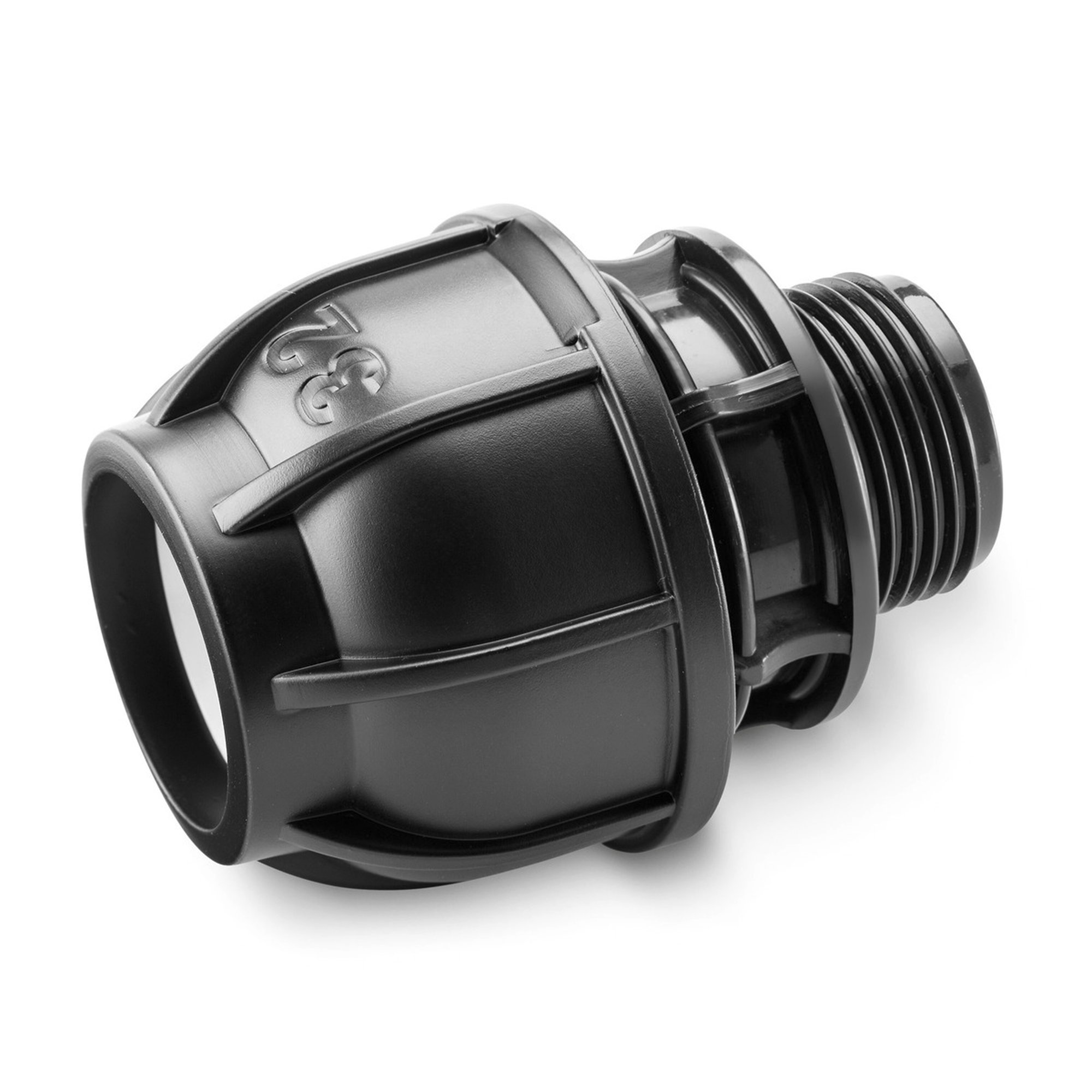 Adapter, Kupplung, Schwarz, Kunststoff, Gewinde