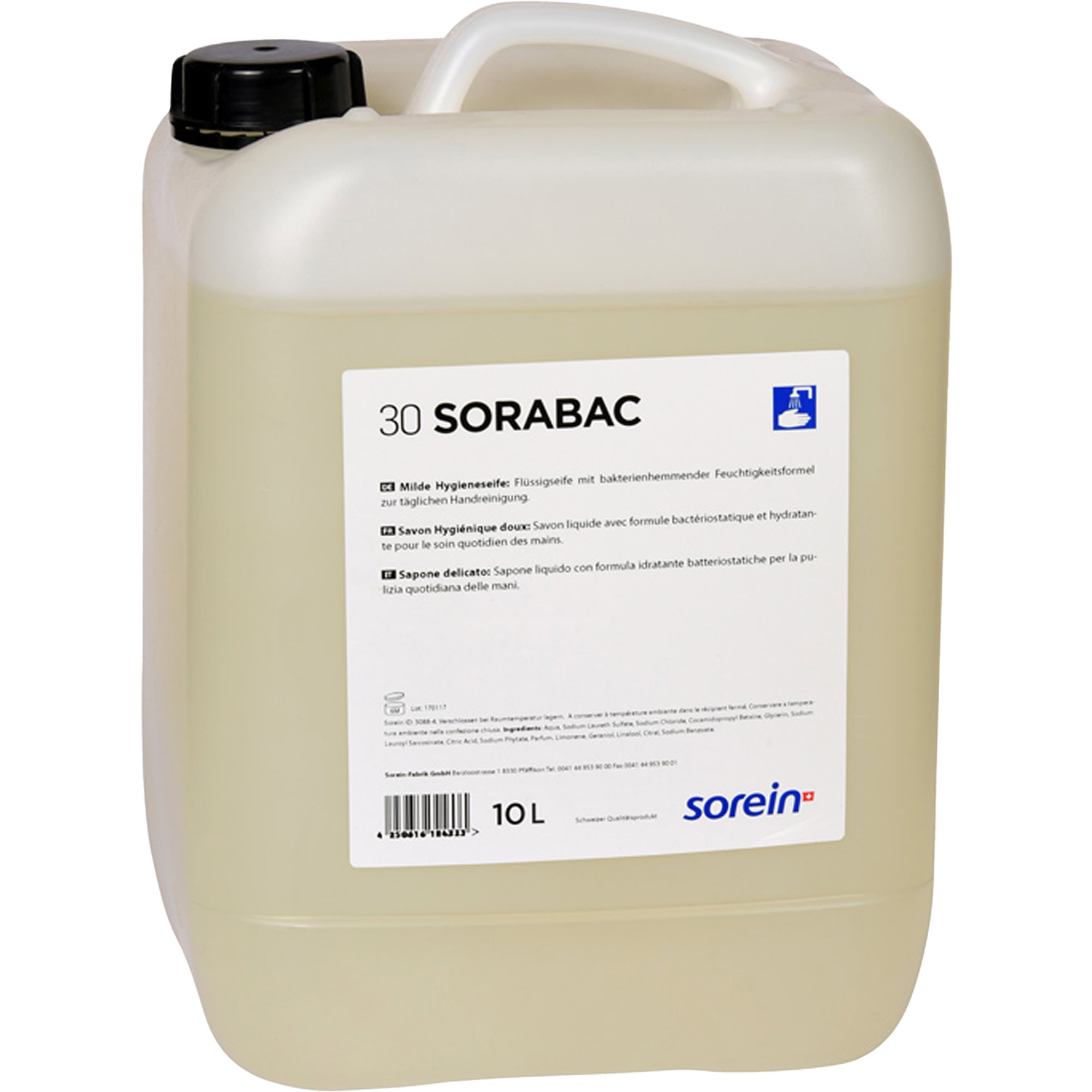 Flüssigseife | 10 Liter | bakteriostatisch | sorein Sorabac