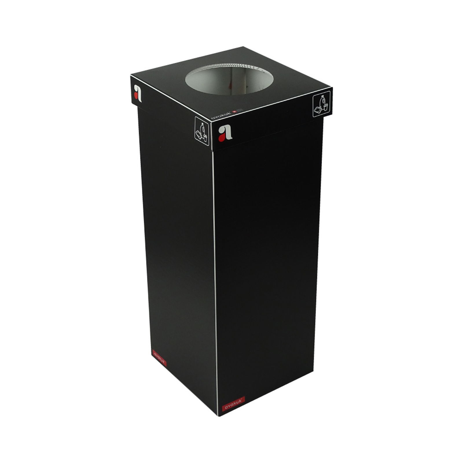 Contenitore per la raccolta differenziata | Nero