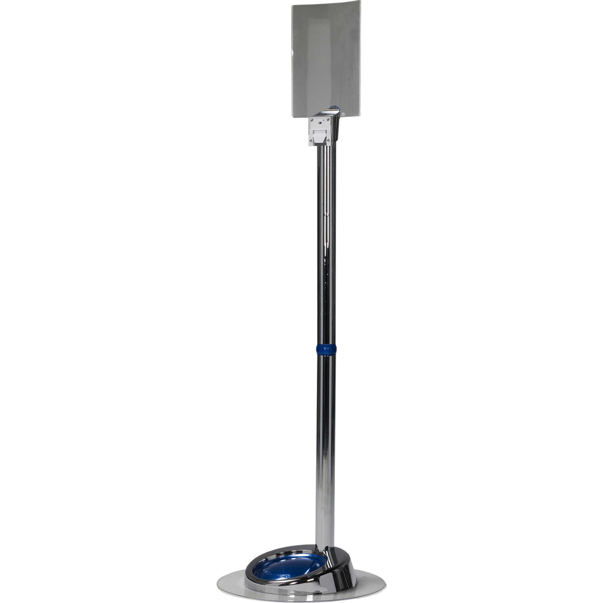 Germstar support au sol avec bac de récupération, couleur bleu-chrome