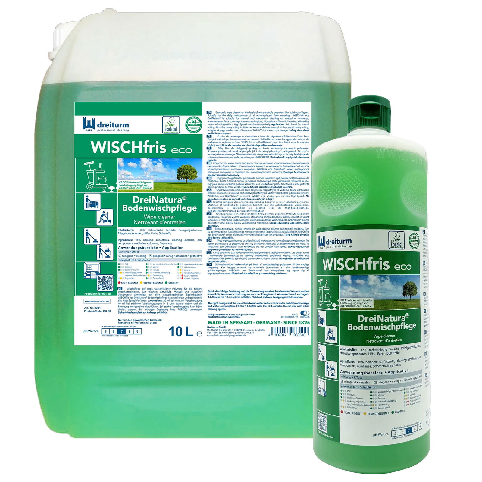 dreiturm WISCHfris eco DreiNatura Bodenwischpflege