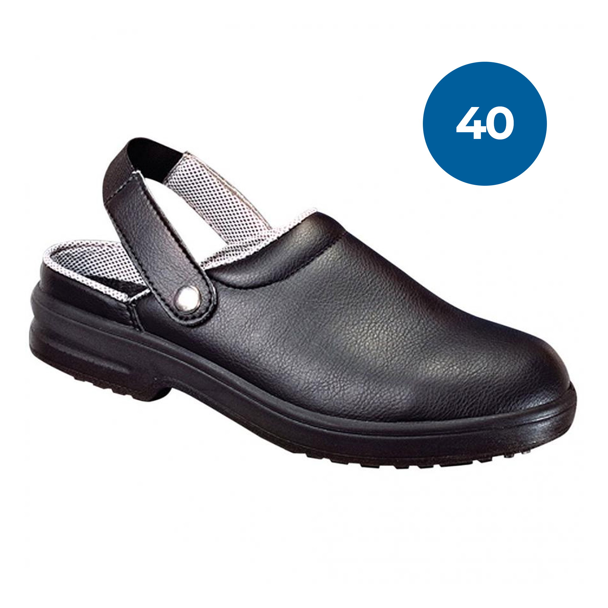 Schuh, Schnürschuh, Slipper, Schwarz, Klettverschluss
