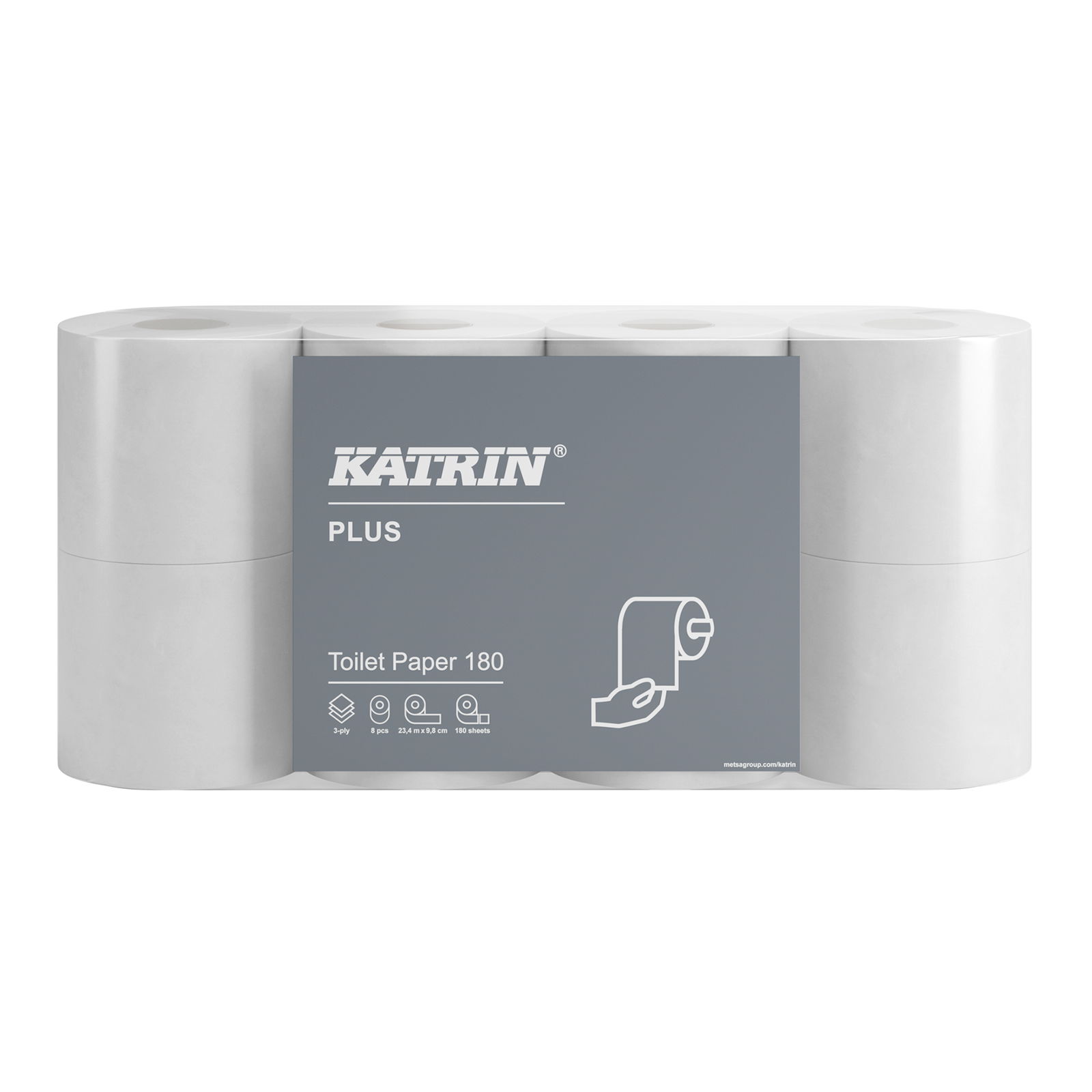 KATRIN 87709 Plus carta igienica 180 strappi 3 veli