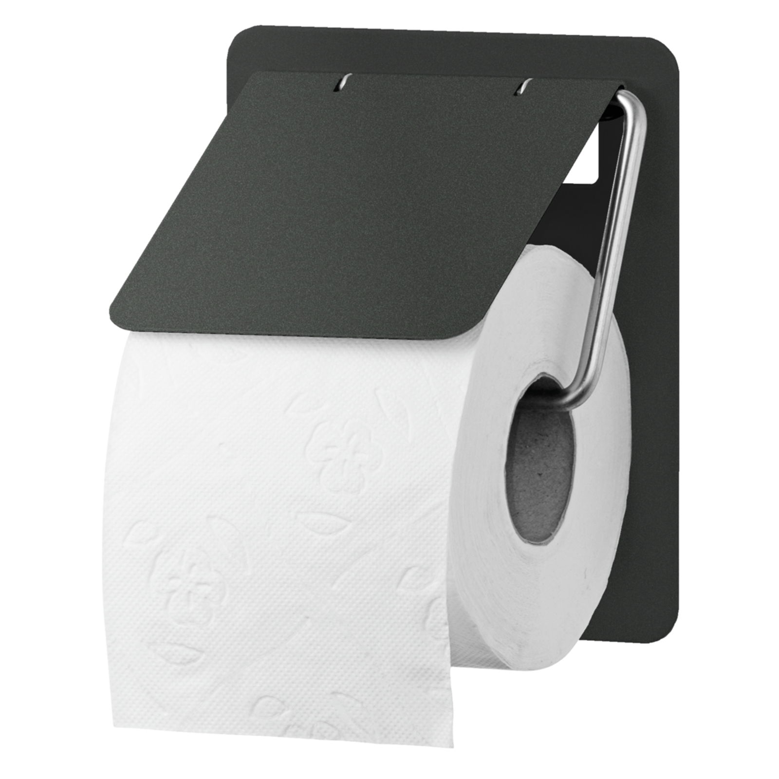 Ophardt 1424280 WC-Papierspender Edelstahl schwart TRU 1 P SG