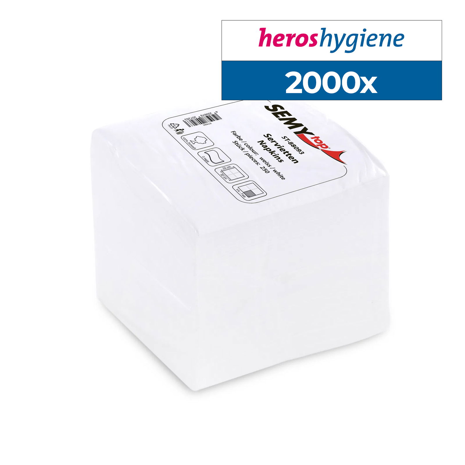 Servietten SEMYtop ST-88093 2-lagig