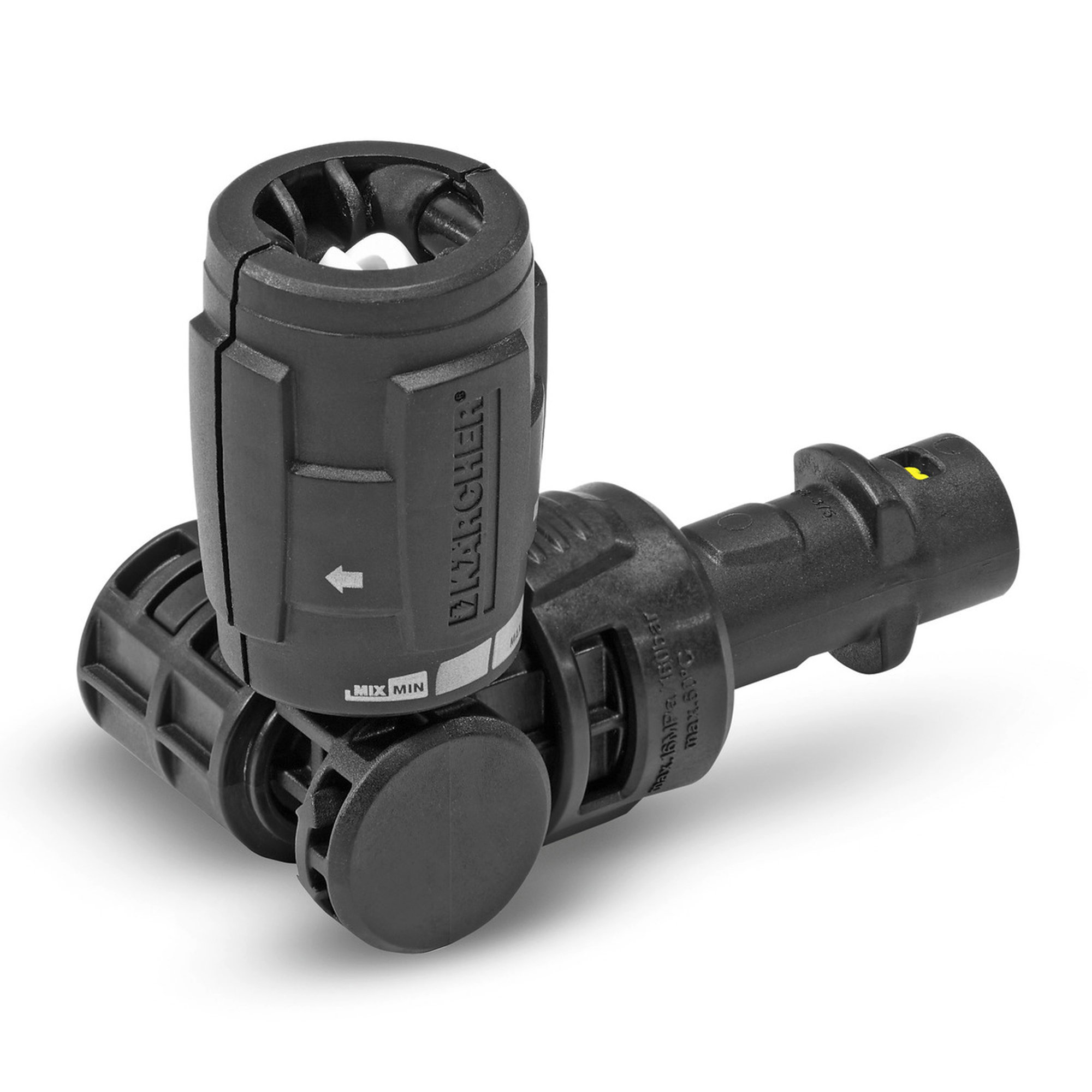 adapter, koppler, ventil, kunststoff, schwarz