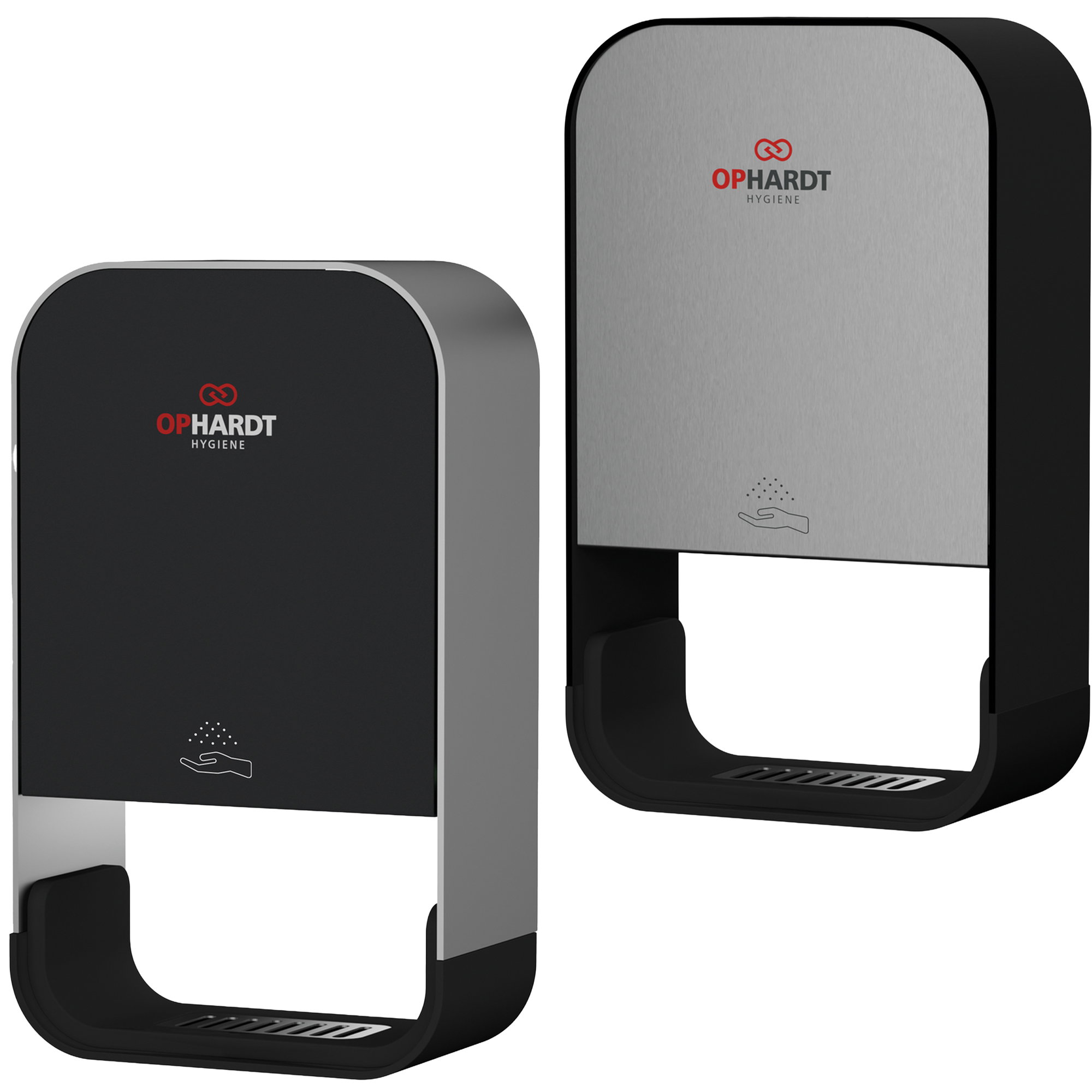 Handdesinfektion, Wandspender, Sensor, Standleistung, MetallOptik