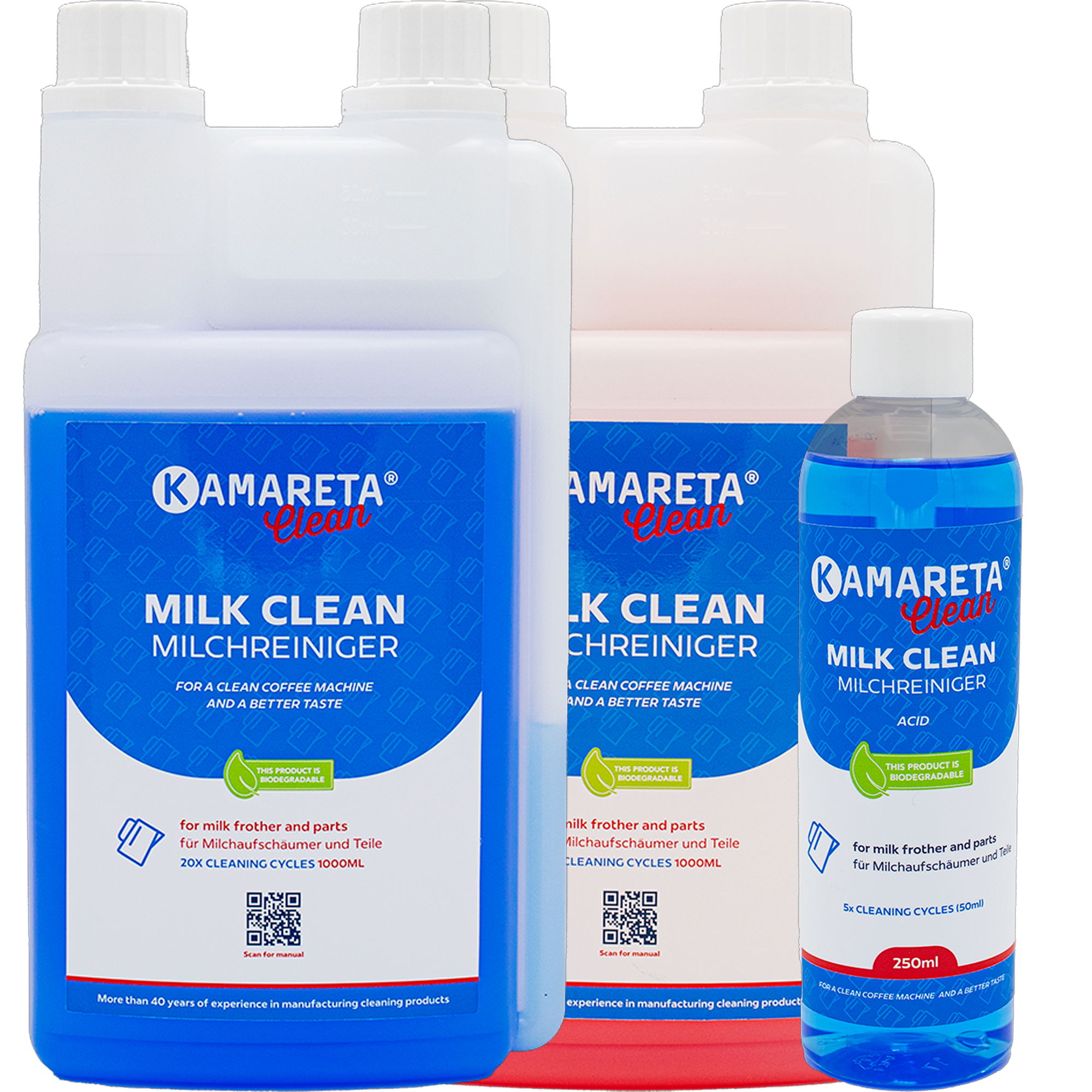 Milchreiniger für Kaffeemaschine | Sauer & Alkalisch | Kamareta