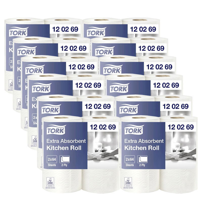 TORK Küchenrollen extra saugfähig 2-lagig