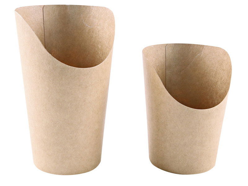 BIO Snackverpackung "Wrap" Kraftpapier