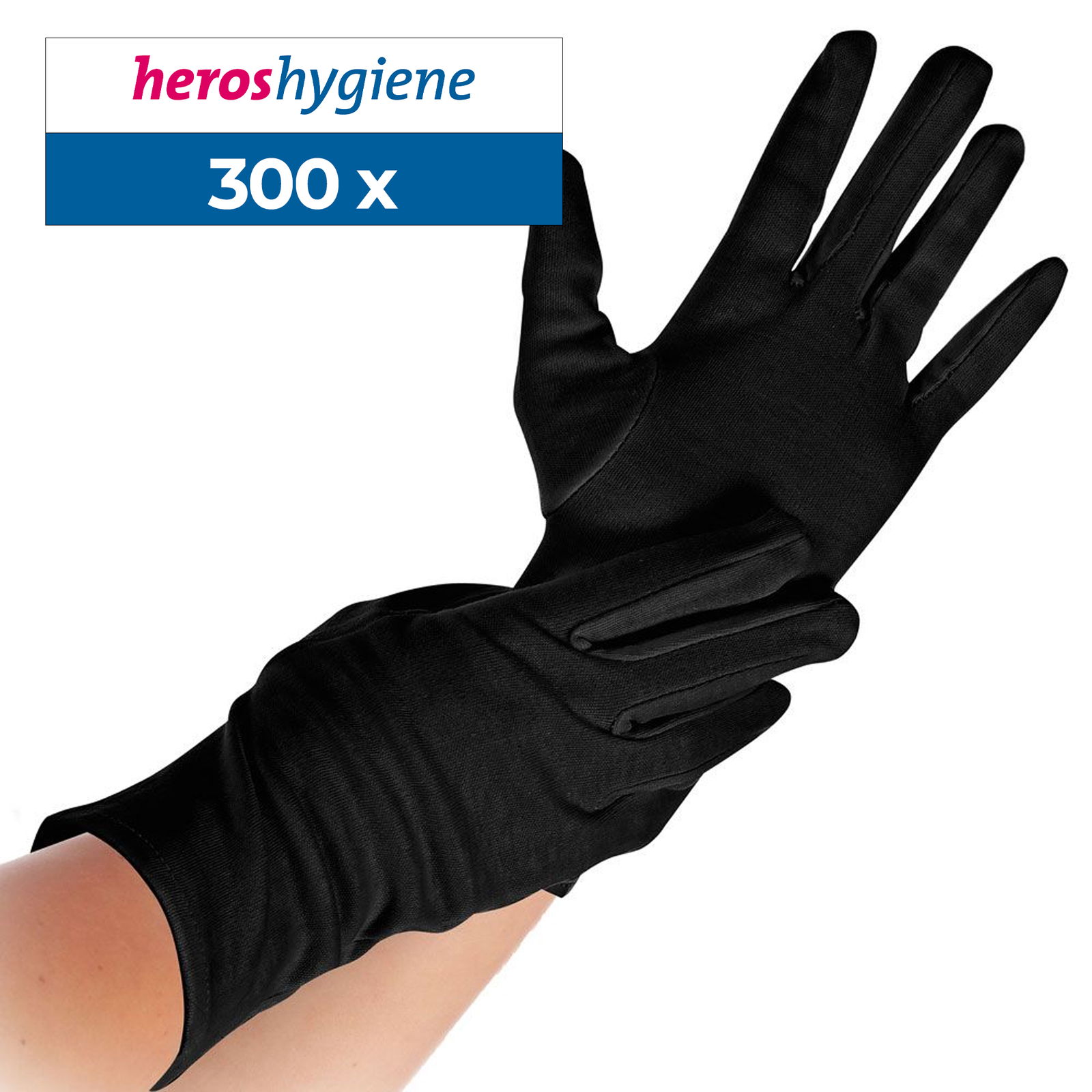 Baumwollhandschuhe Schwarz