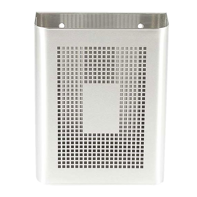 Abfalleimer Edelstahl 30l für Wandmontage