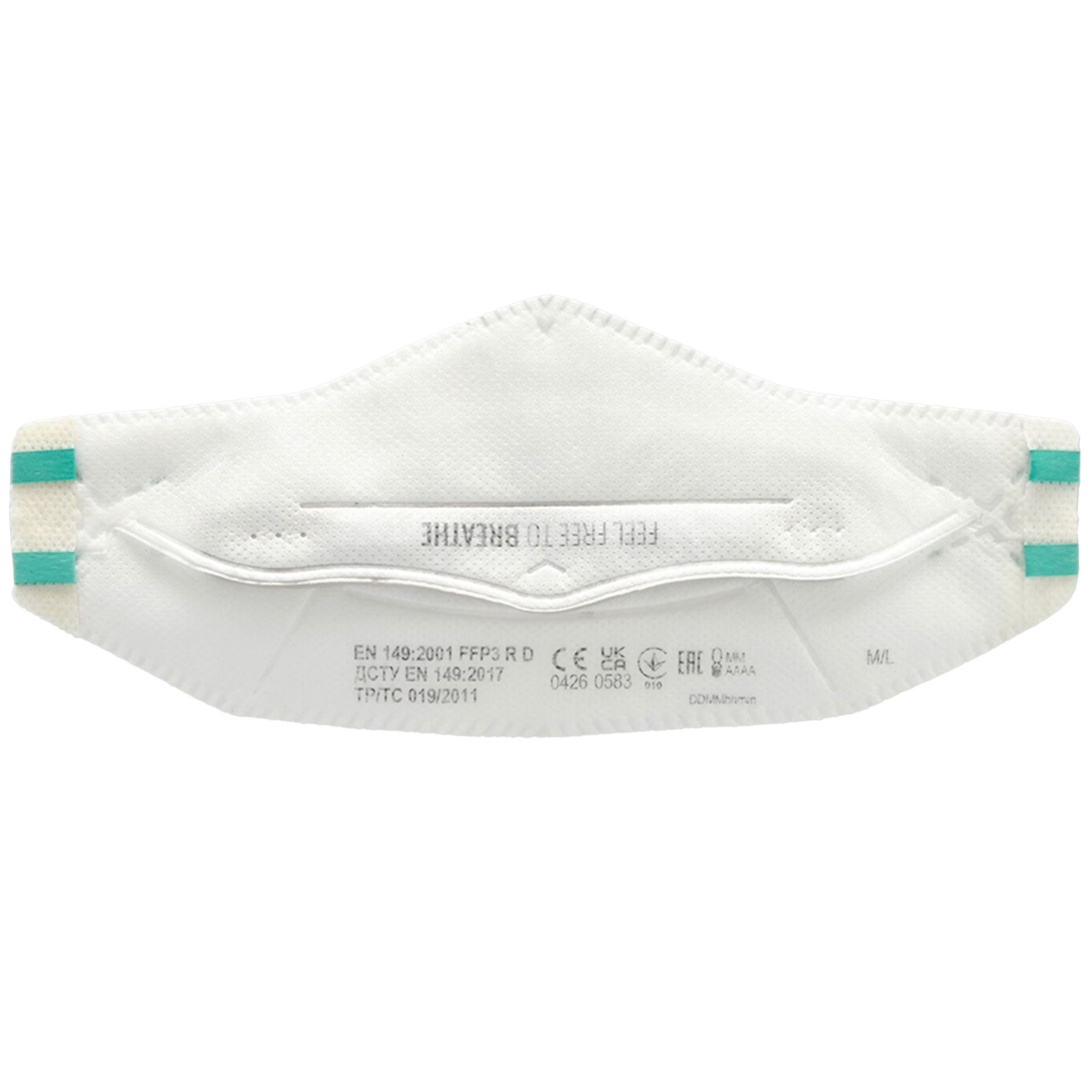 FFP3 respirator BLS Zer0 33 Flat, folding mask with valve, 8 pieces