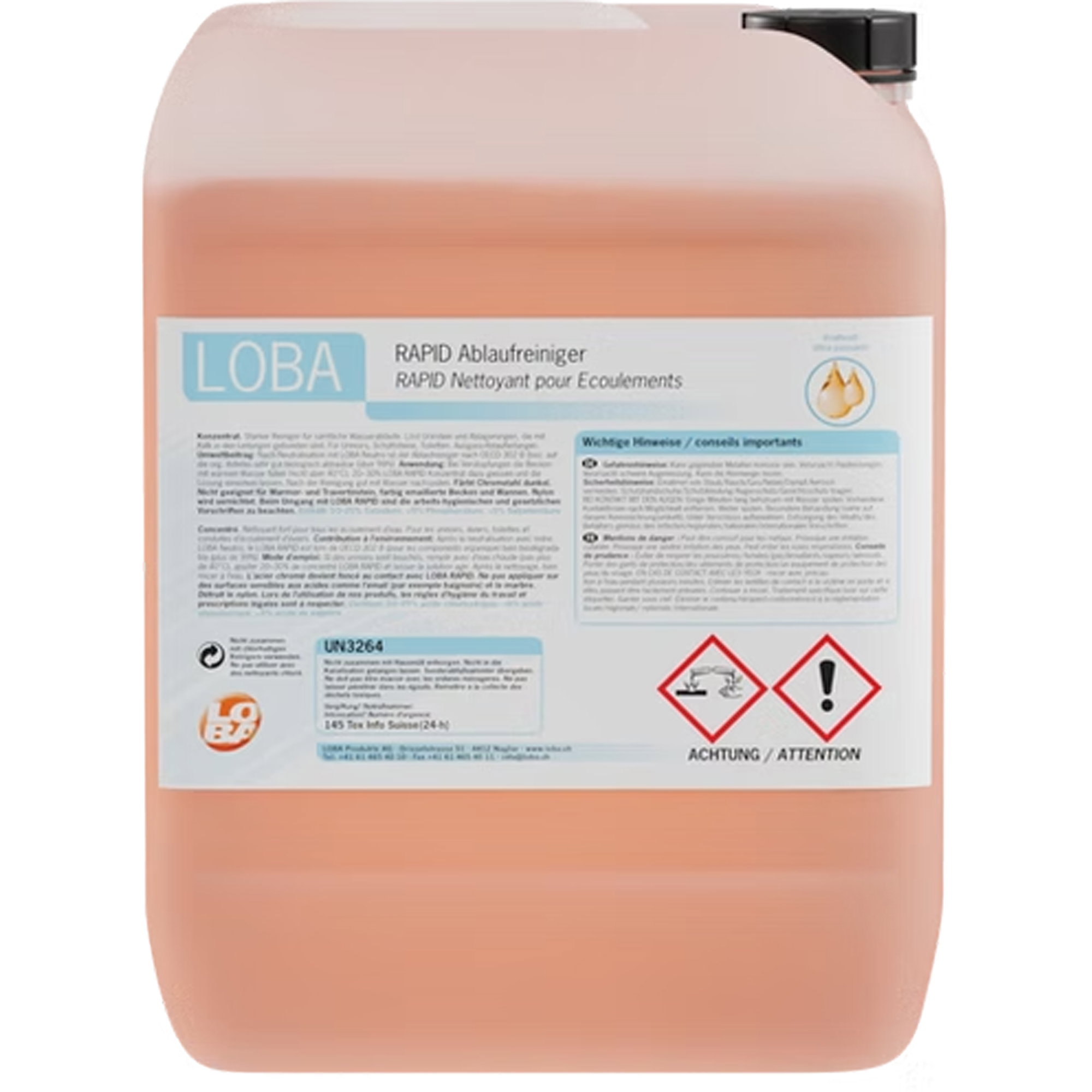 Drain cleaner | Urine scale & limescale | LOBA Rapid