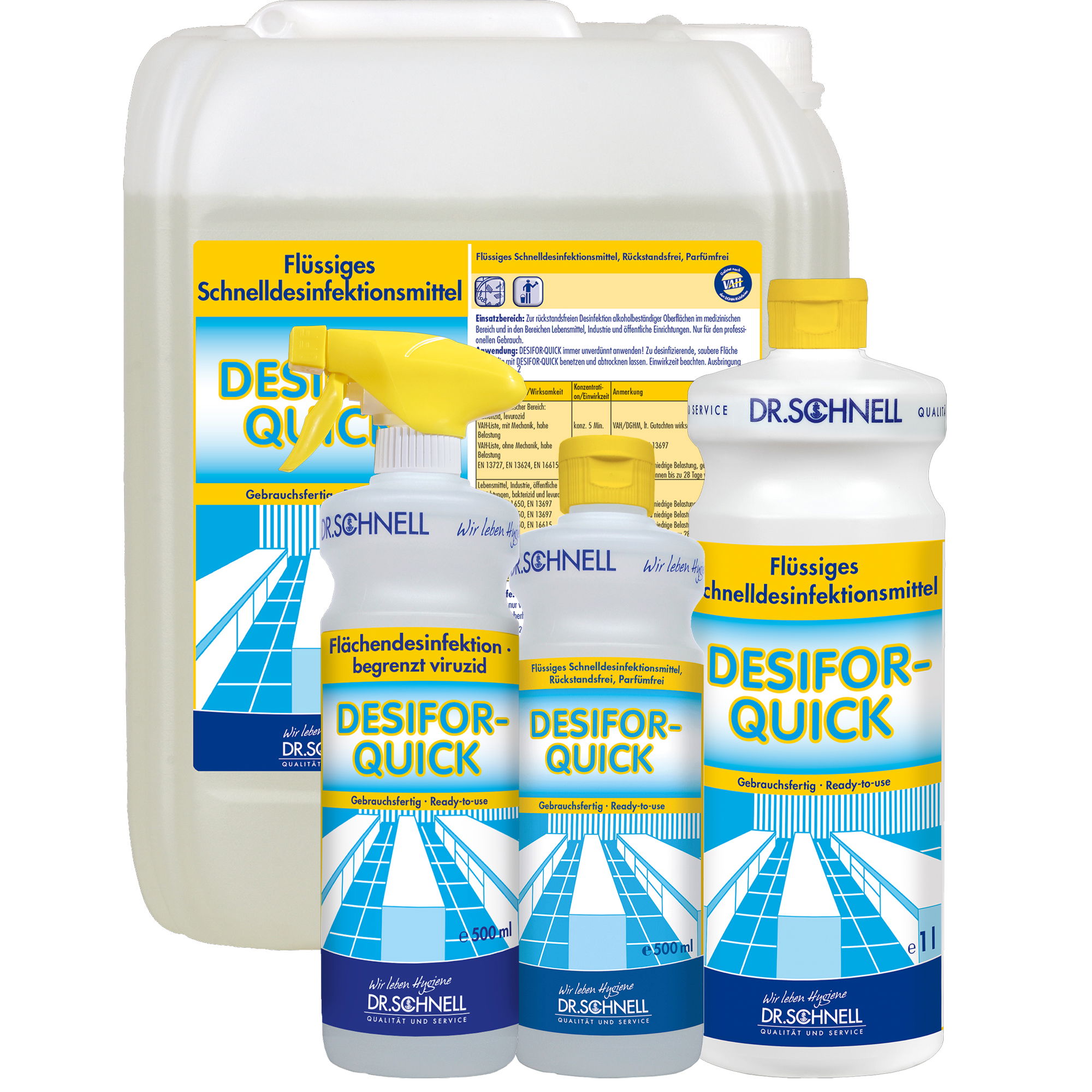 Flächendesinfektionsmittel | Dr. Schnell Desifor Quick