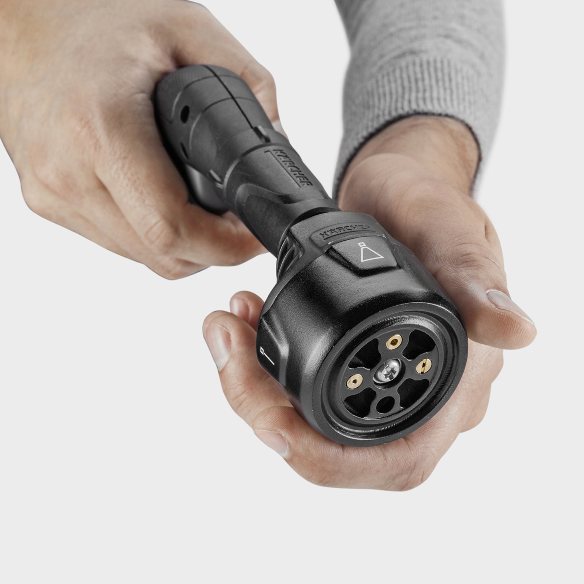 Taschenlampe, LED, Kunststoff, Schwarz, 4-LED-Anordnung