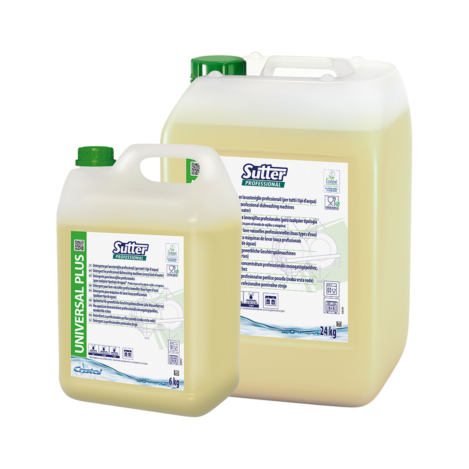 Sutter Universal Plus Ecolabel Geschirrreiniger für Gewerbespülmaschinen